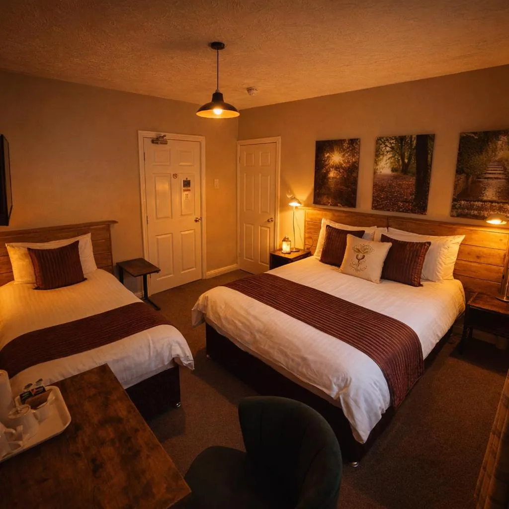 Bed in Grains Bar Hotel