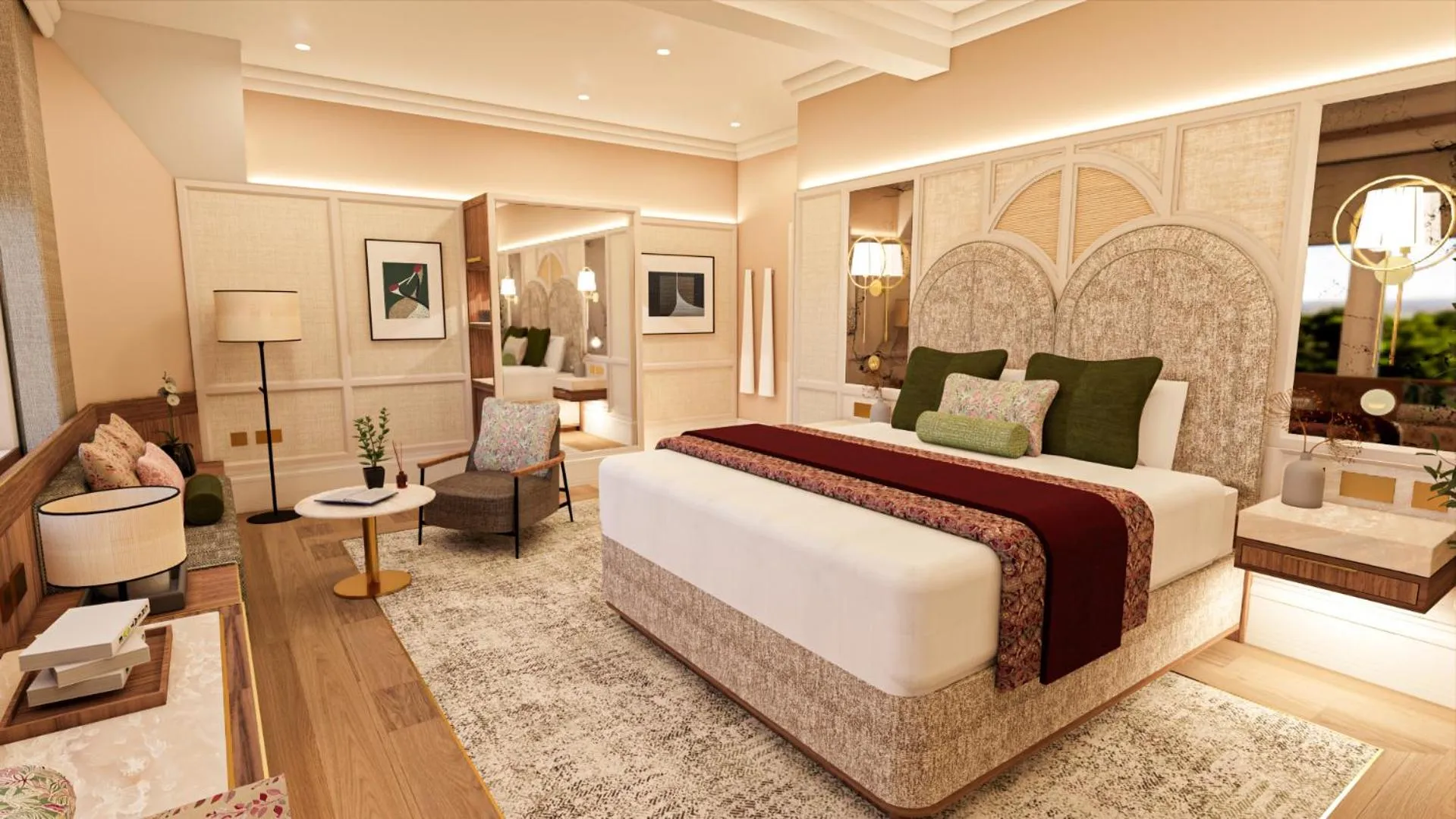 Bedroom, Bed in Rockliffe Hall Hotel Golf & Spa