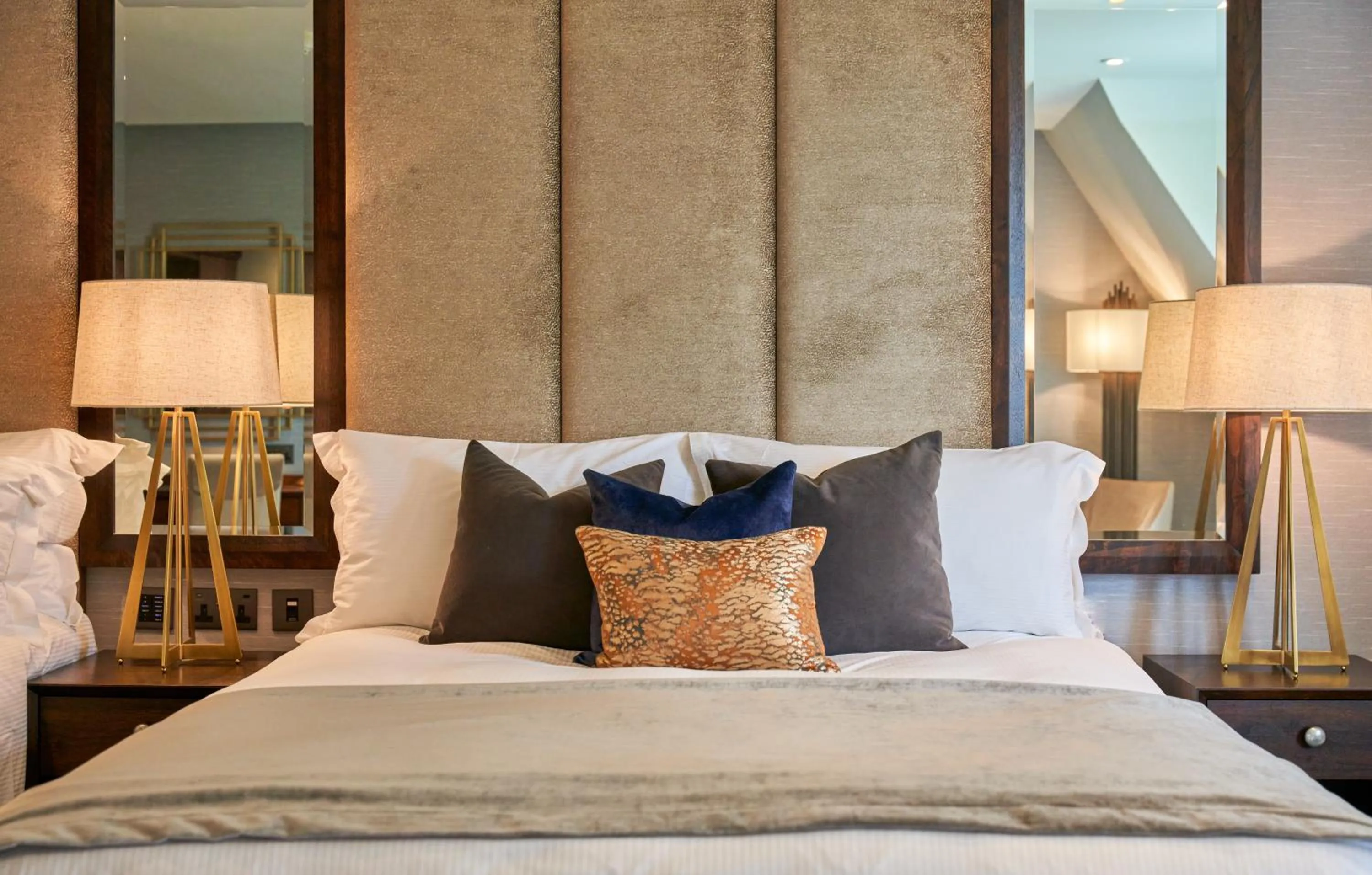 Bed in Rockliffe Hall Hotel Golf & Spa