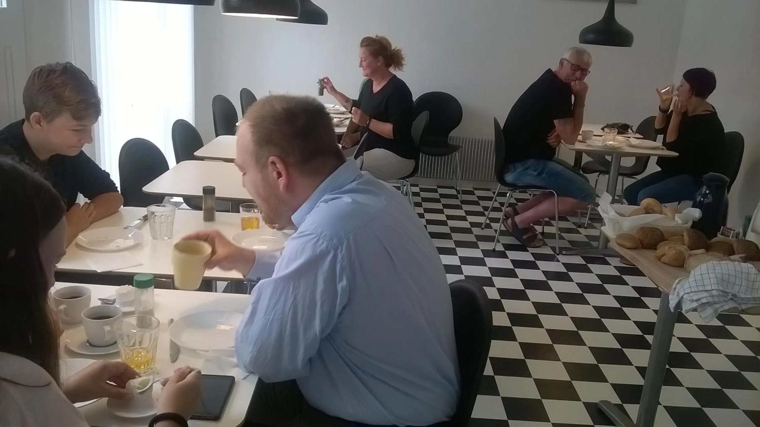 Continental breakfast in Pasescia Bed and Breakfast.