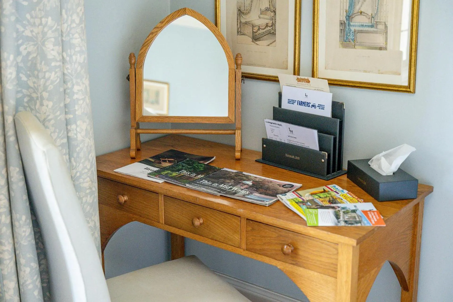 Decorative detail in Llangoed Hall