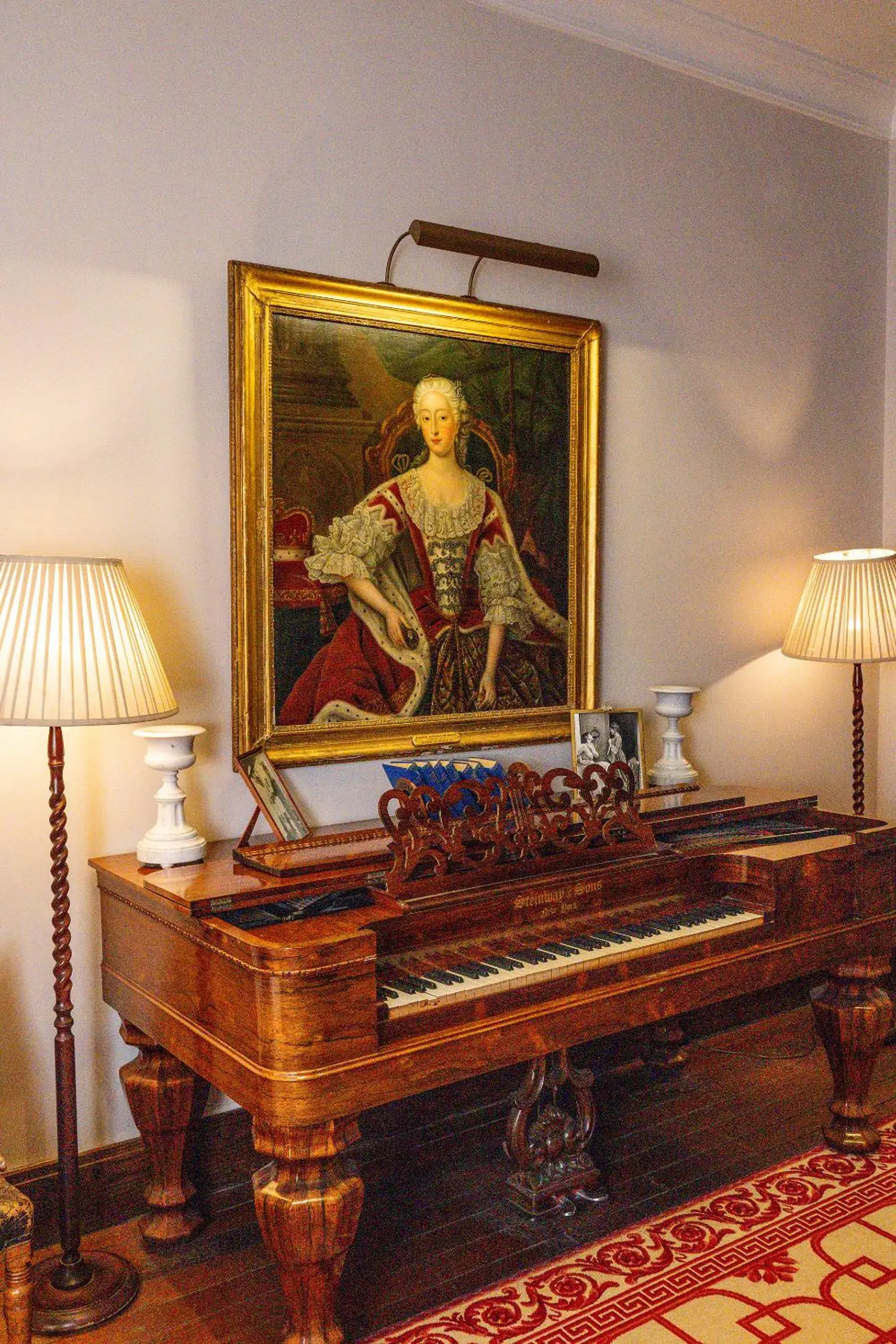 Property building in Llangoed Hall Property building in Llangoed Hall