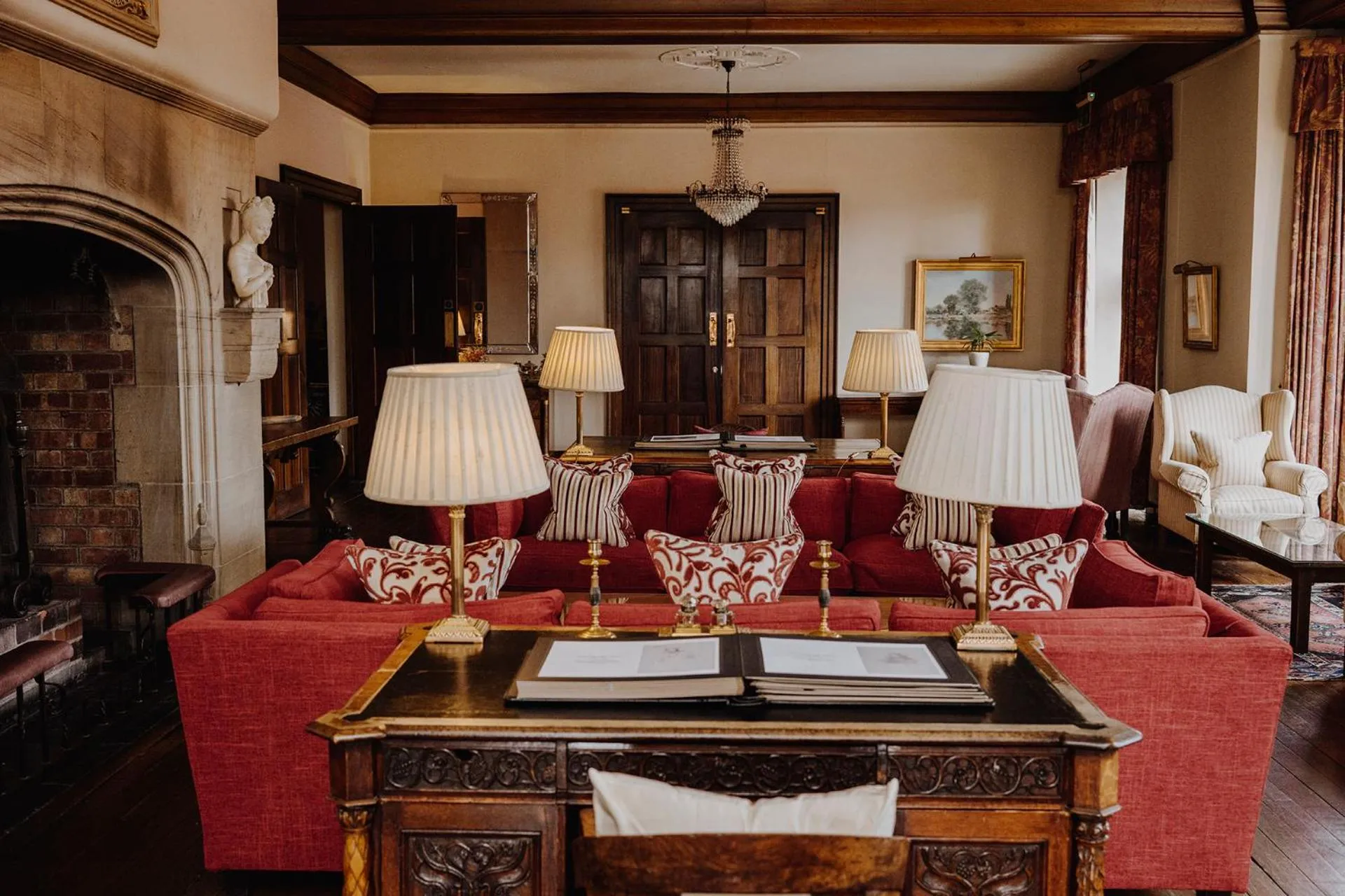 Property building in Llangoed Hall