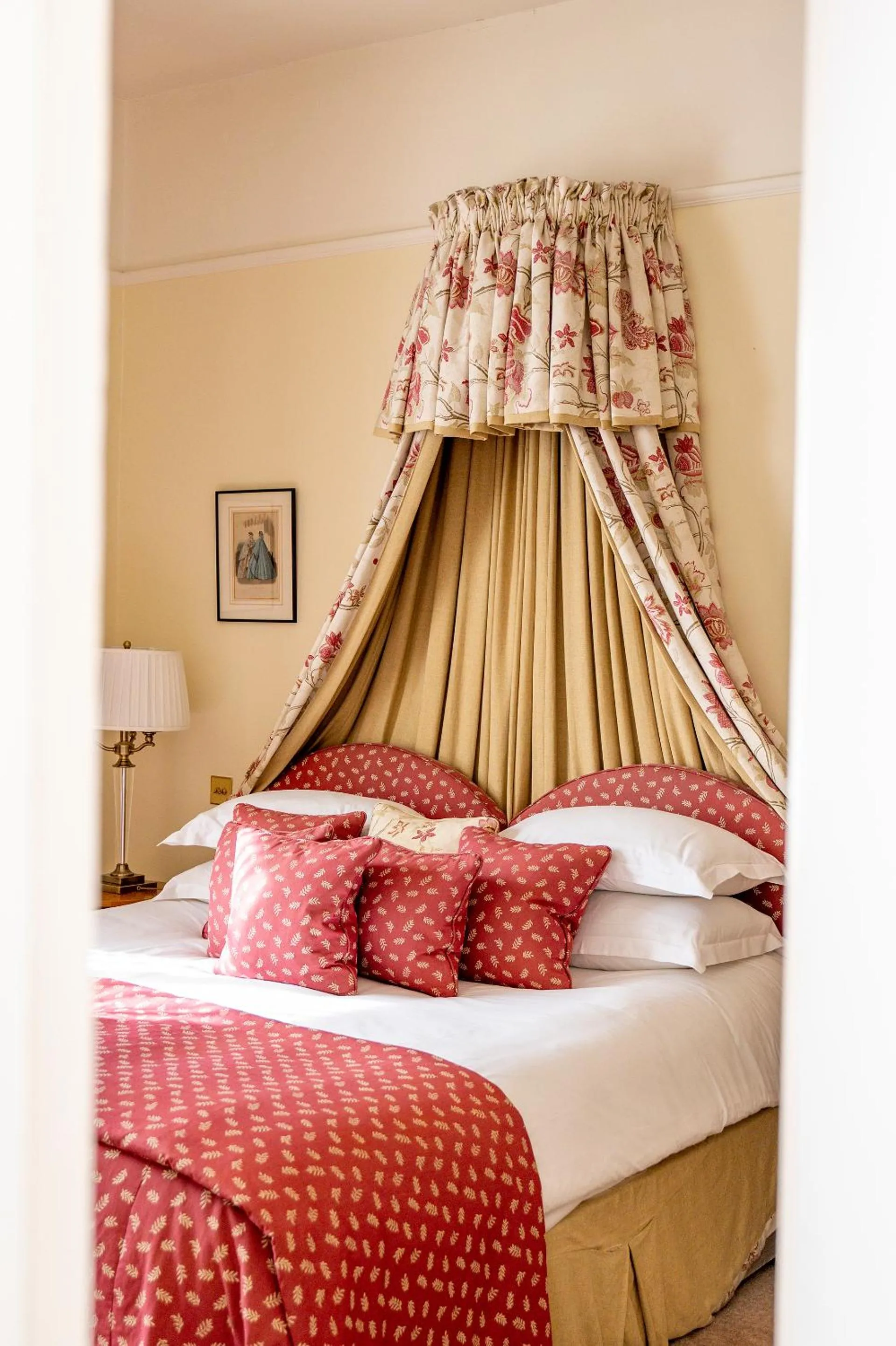 Bed in Llangoed Hall