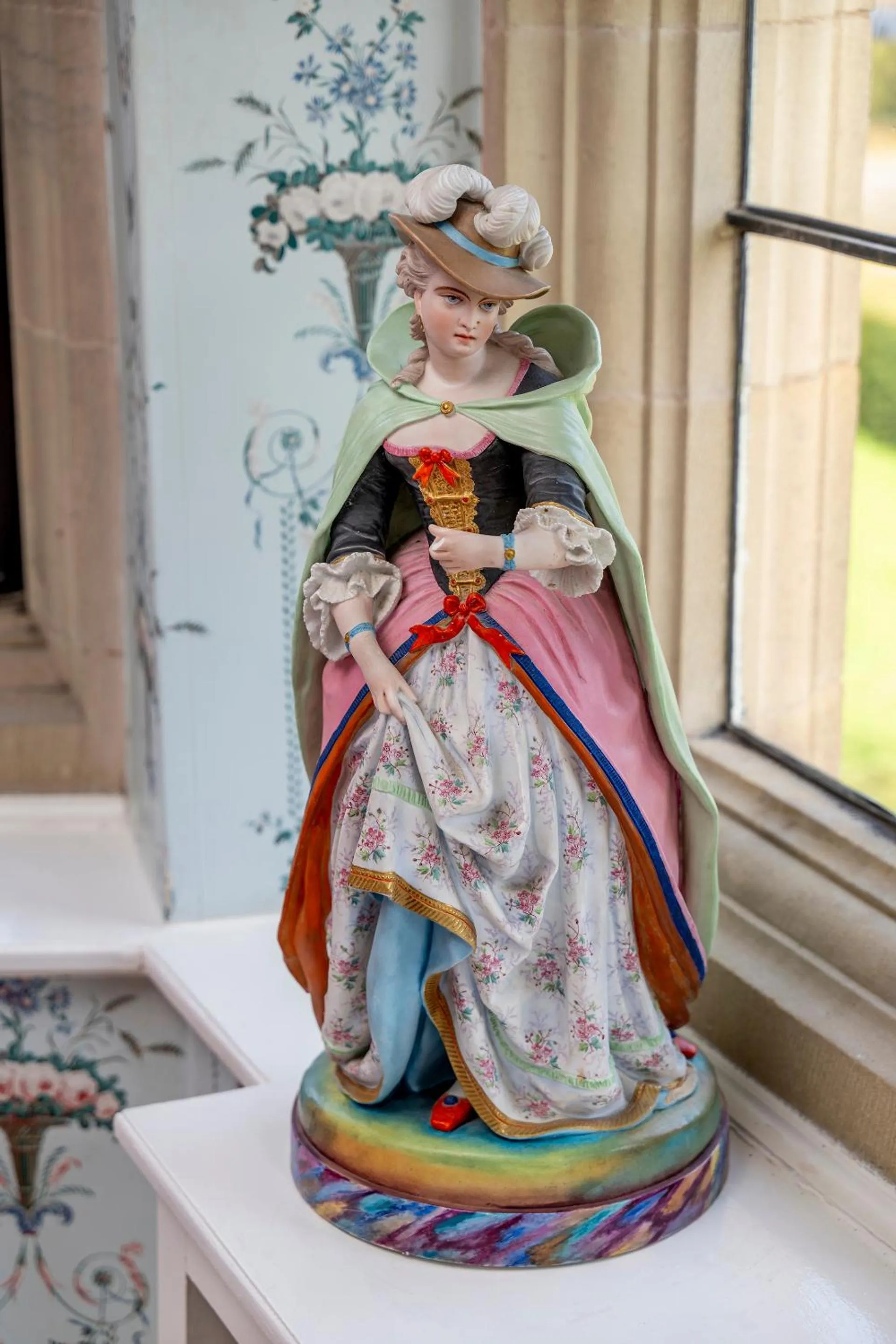 Decorative detail in Llangoed Hall