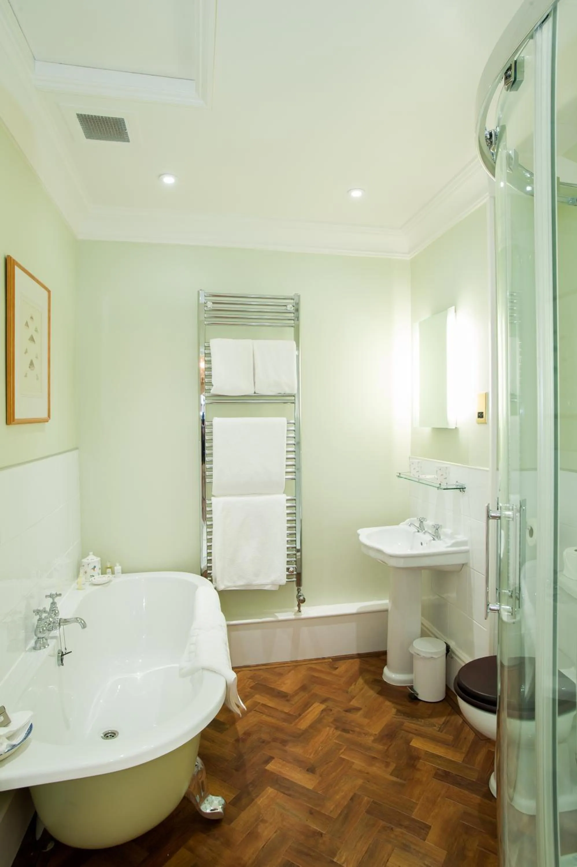 Bathroom in Llangoed Hall
