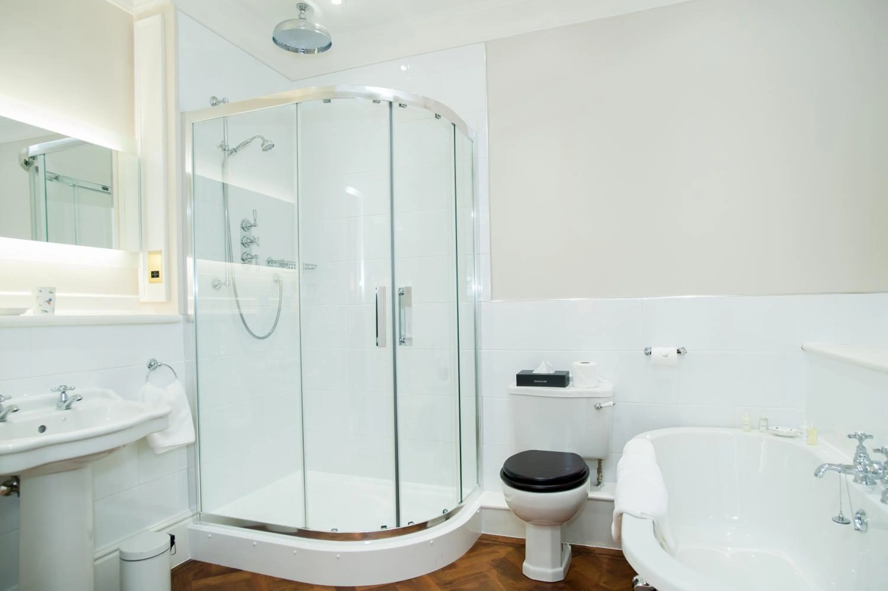 Toilet in Llangoed Hall