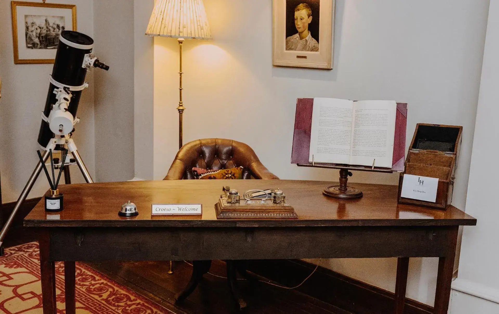 Property building in Llangoed Hall Property building in Llangoed Hall