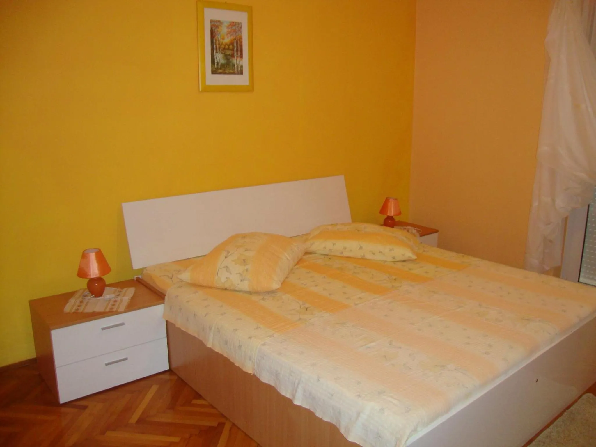 Bedroom, Bed in Apartments Hajo
