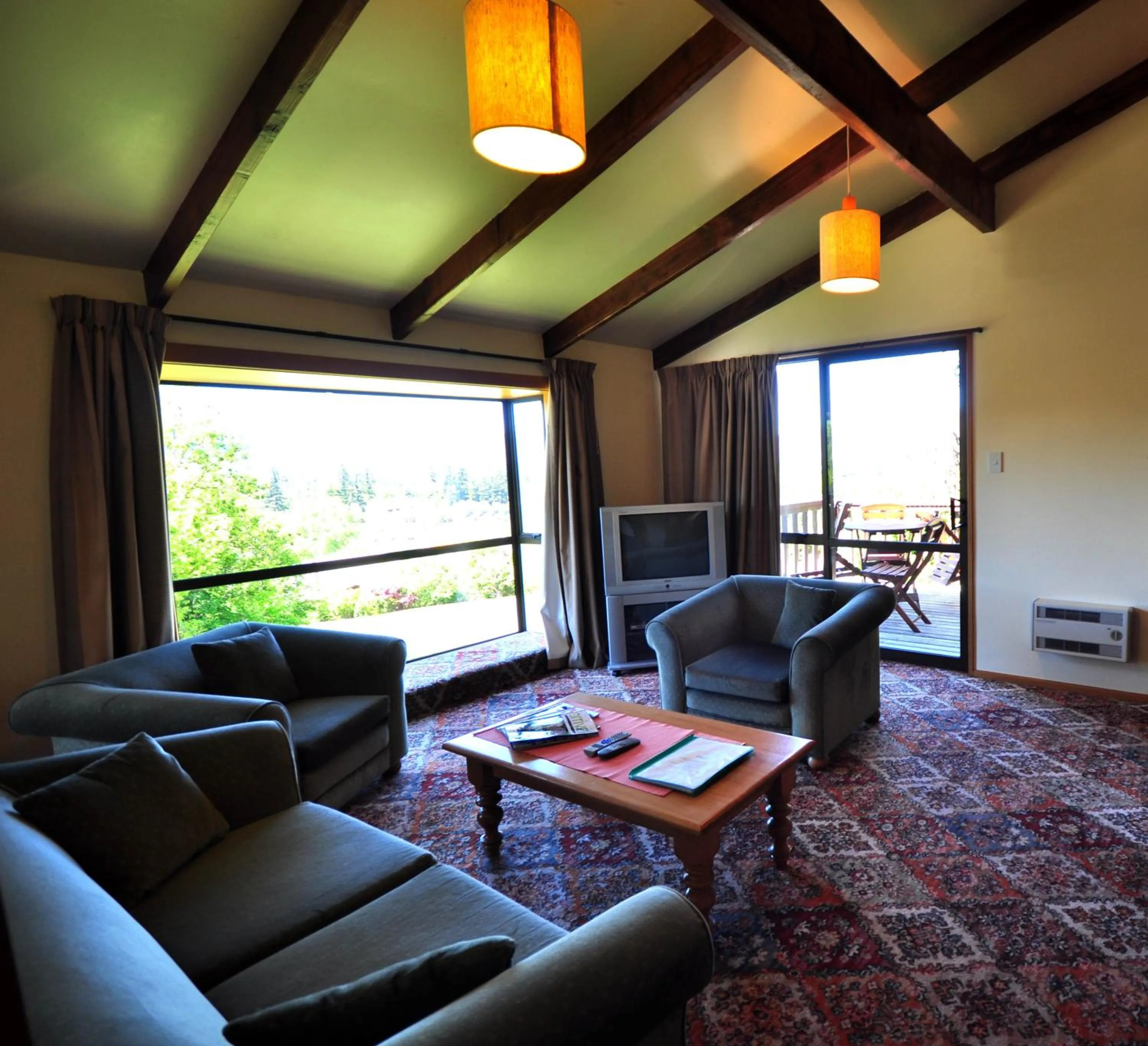 Living room in Greenacres Alpine Chalets & Villas