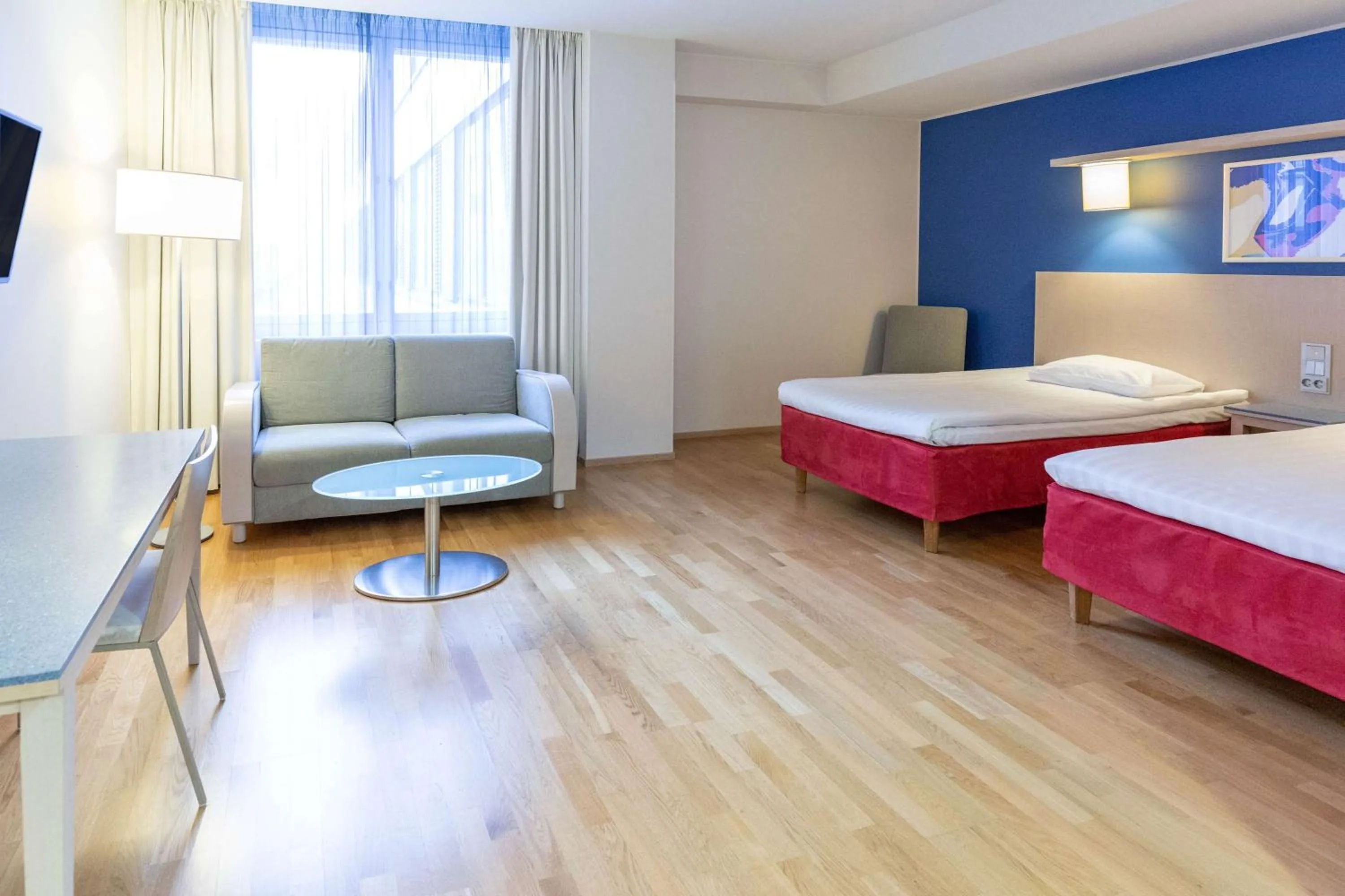 Bedroom, Bed in Scandic Hakaniemi