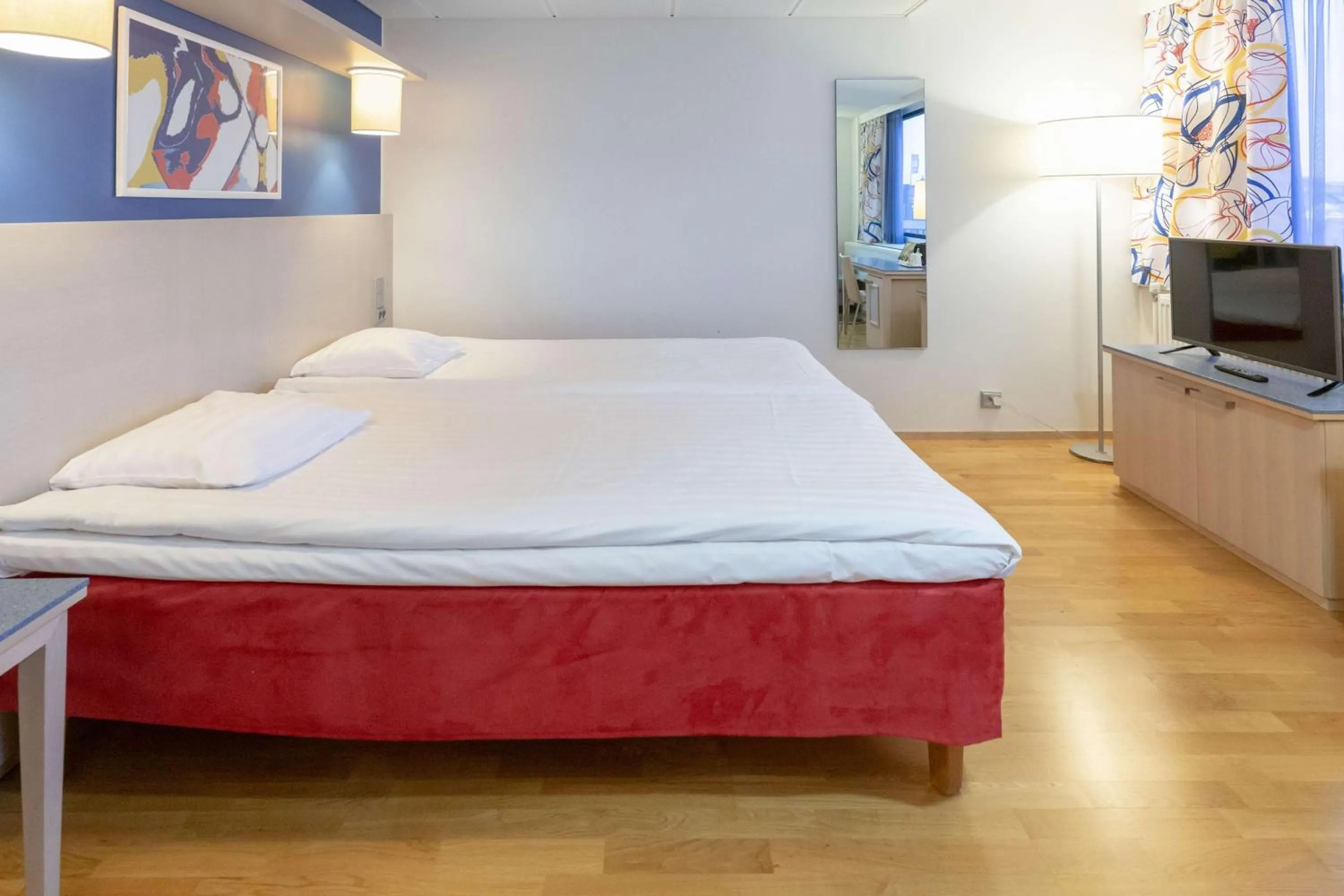 Bedroom, Bed in Scandic Hakaniemi