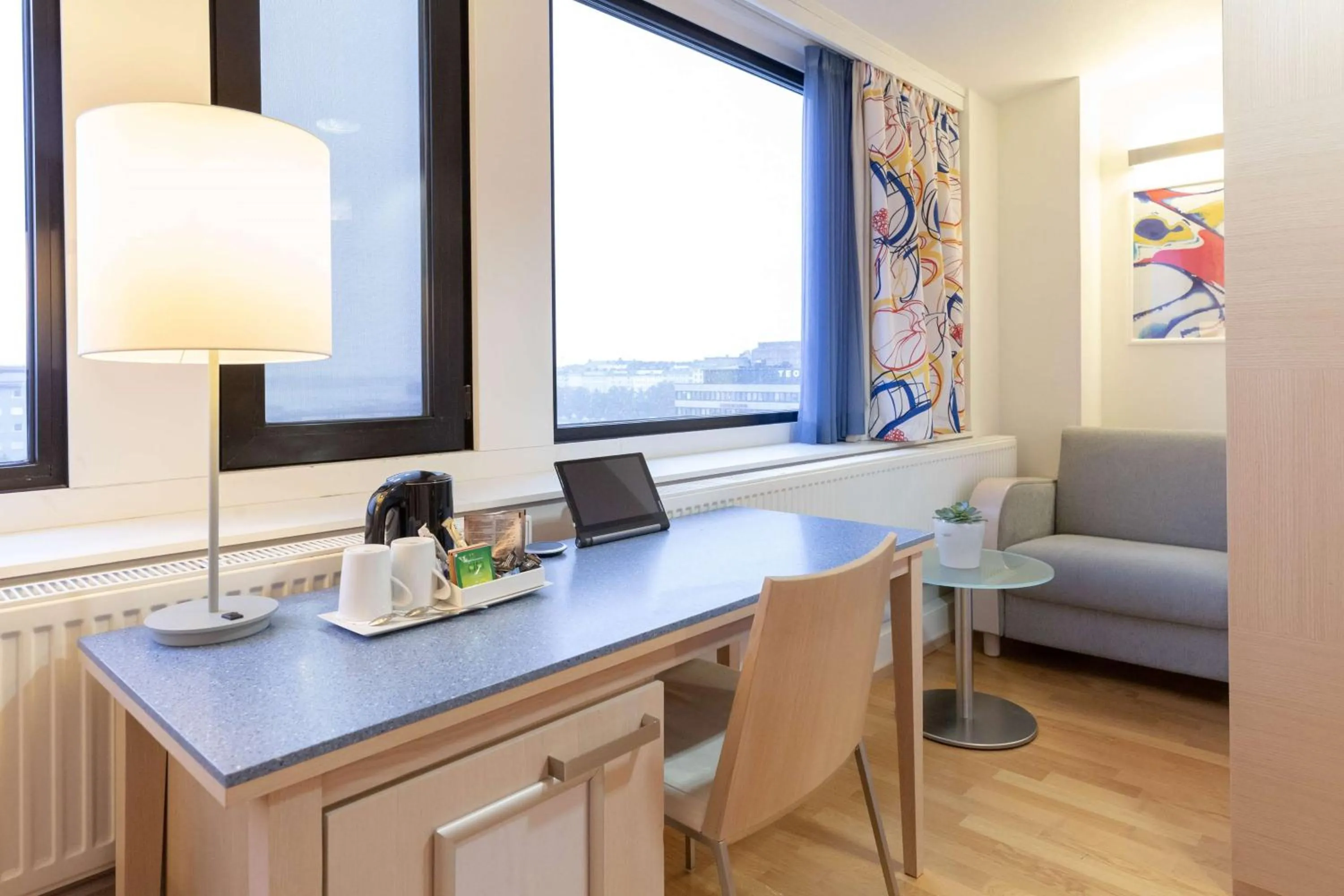 Bedroom in Scandic Hakaniemi