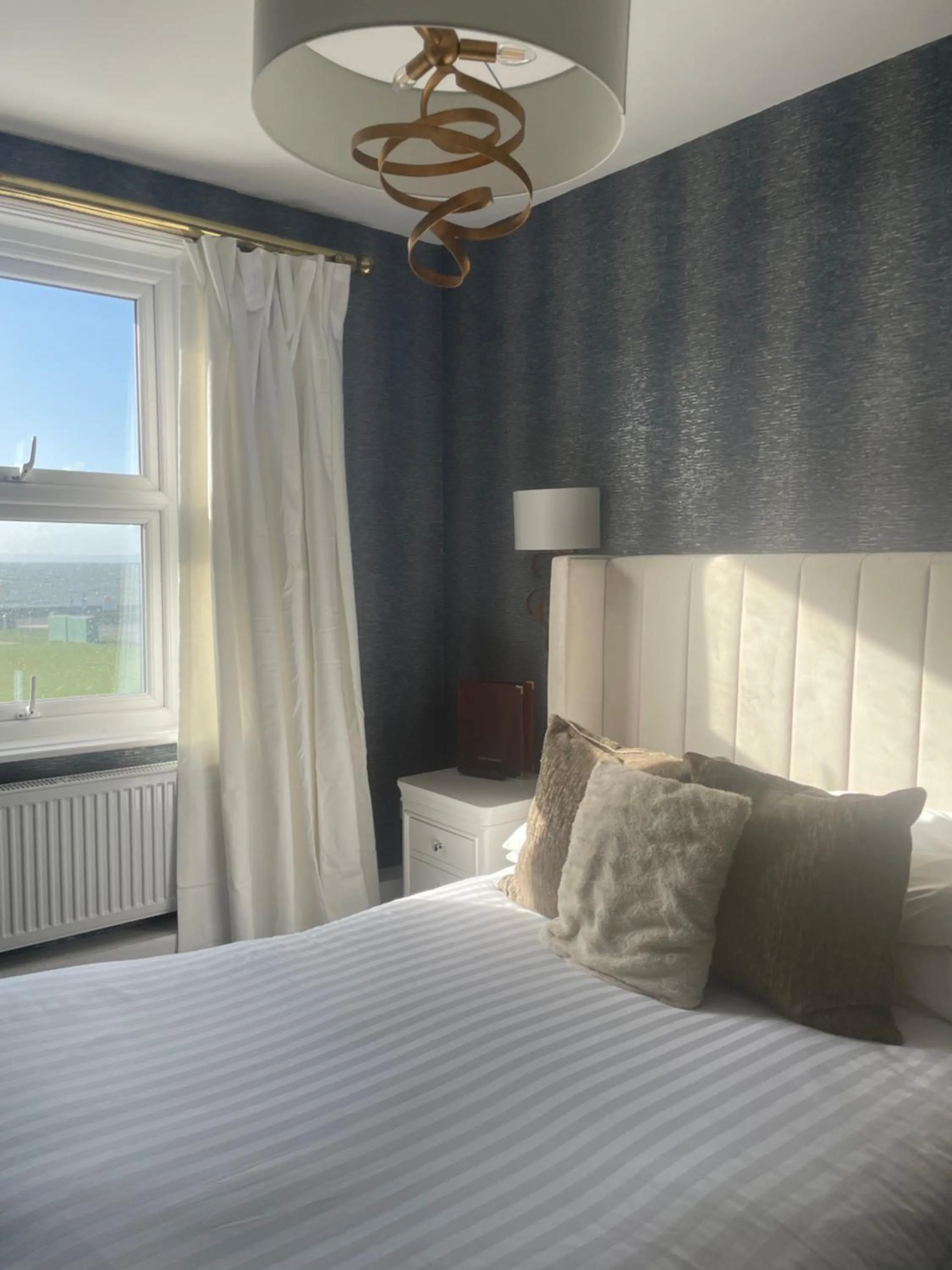 Bed in The Lilly Restaurant With Rooms