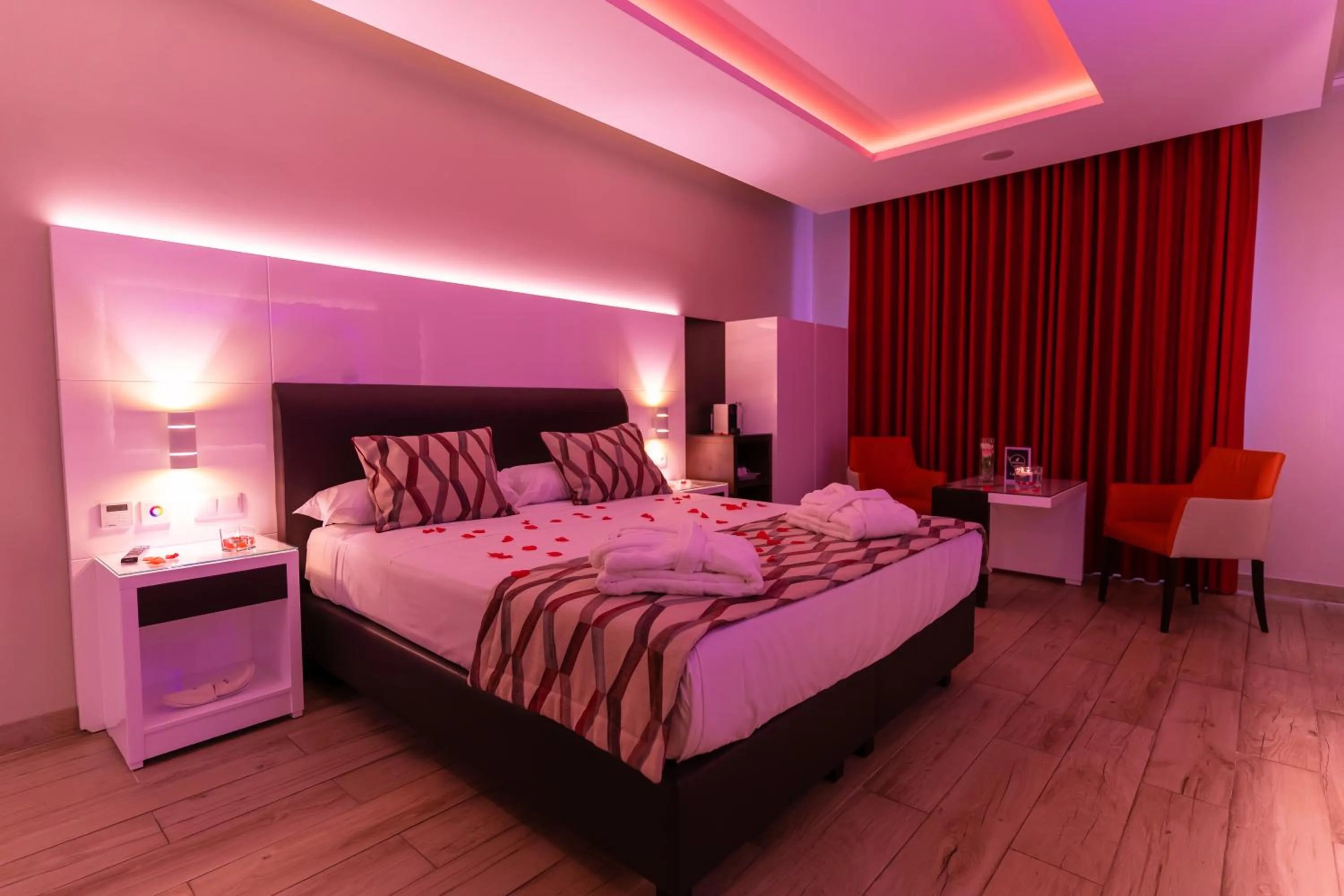 Bed in Motel Portofino