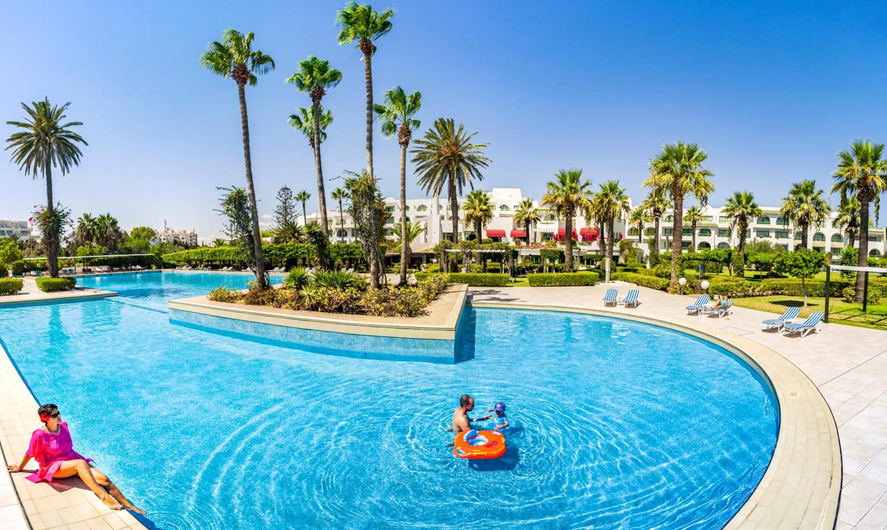 Swimming pool in Hasdrubal Thalassa & Spa Port El Kantaoui
