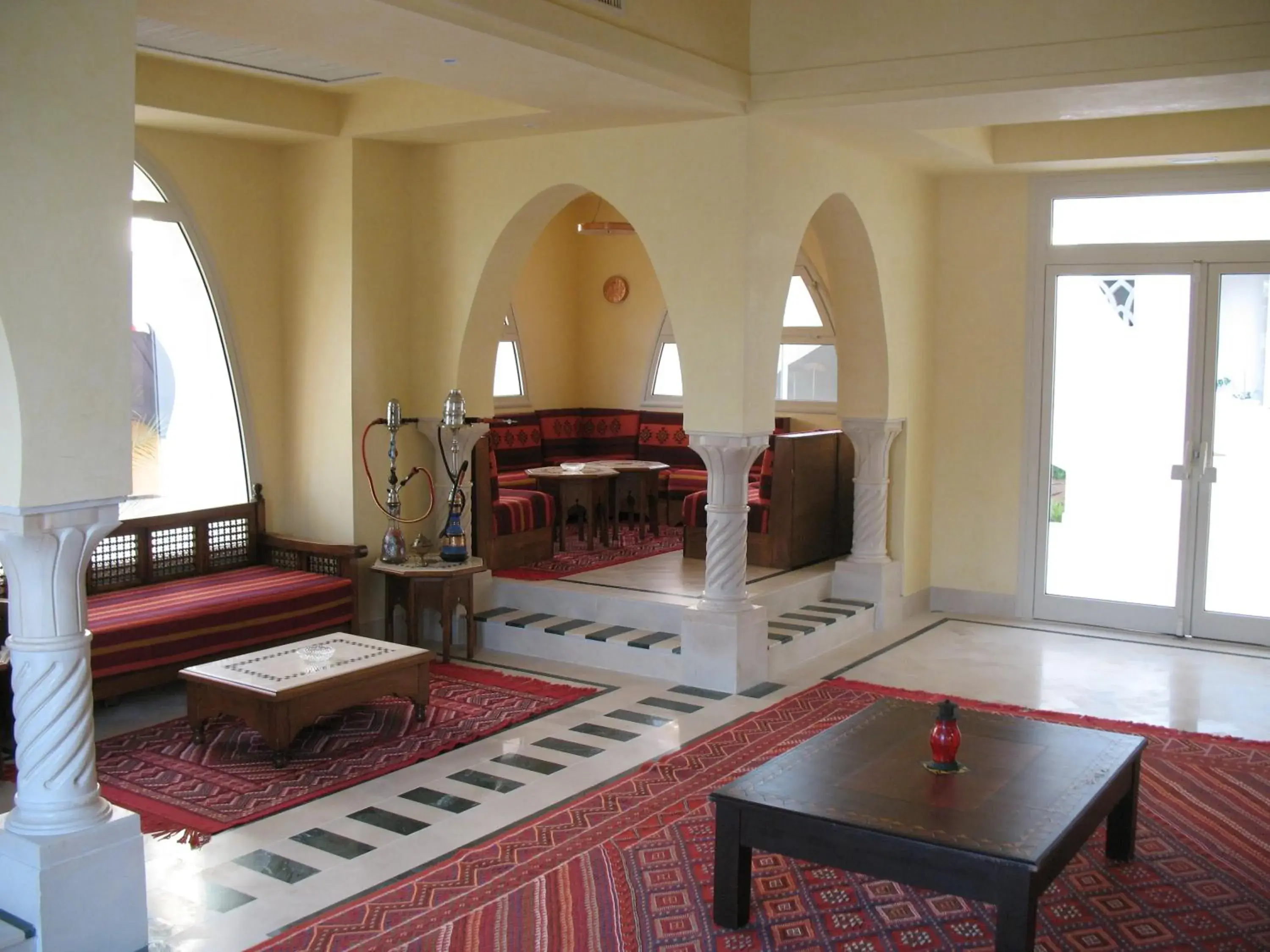 Lounge or bar, Bed in Hasdrubal Prestige Thalassa & Spa Djerba Lounge or bar, Bed in Hasdrubal Prestige Thalassa & Spa Djerba