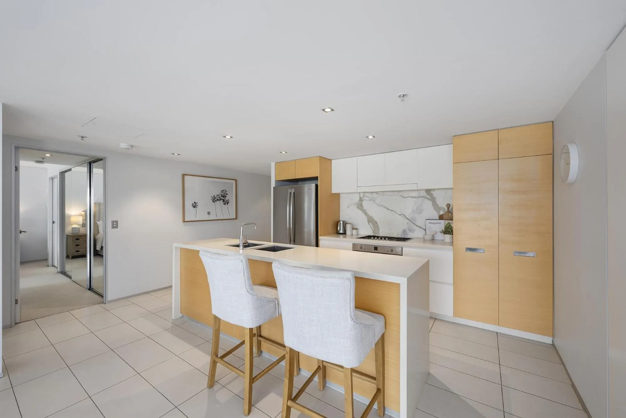 Kitchen or kitchenette in Ambience on Burleigh Beach