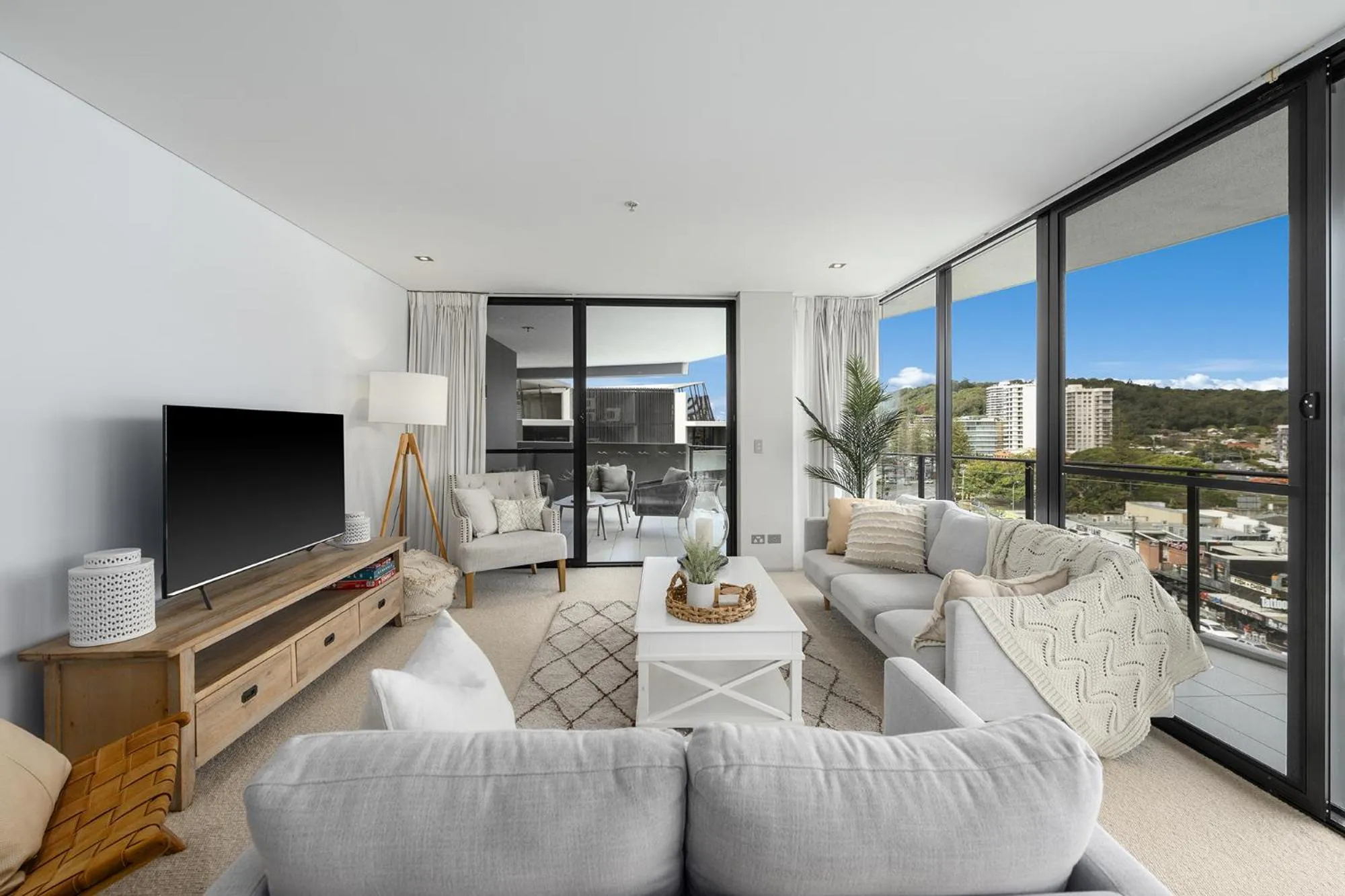 Living room in Ambience on Burleigh Beach
