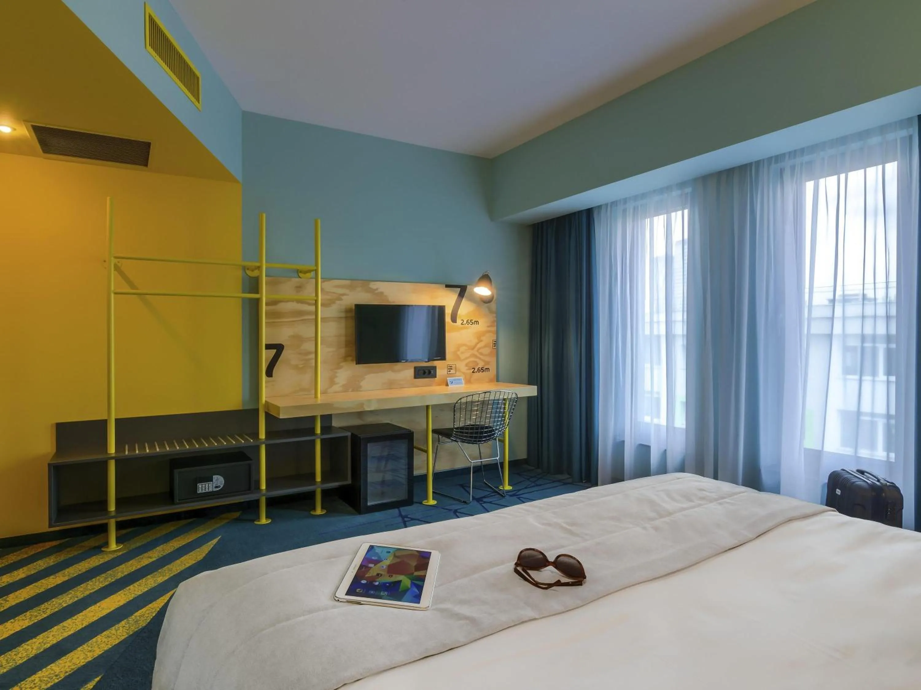 Bedroom, Bed in ibis Styles Bucharest Erbas