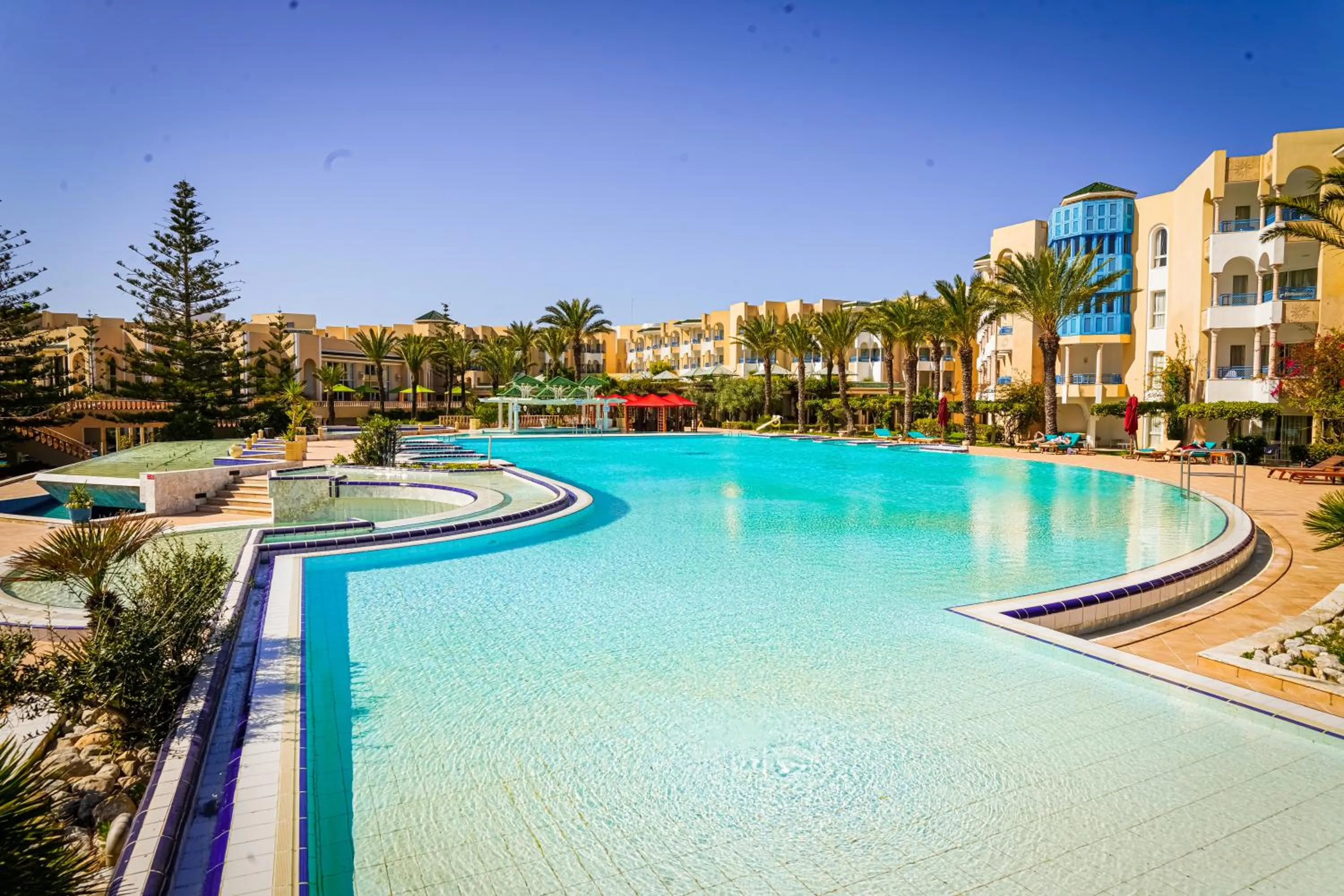 Swimming pool in Hasdrubal Thalassa & Spa Yasmine Hammamet