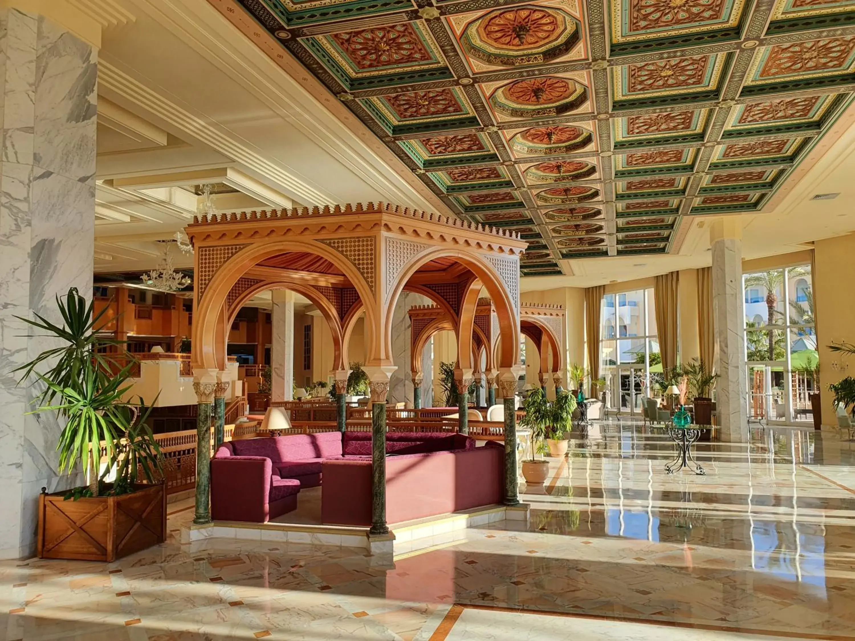 Lobby or reception in Hasdrubal Thalassa & Spa Yasmine Hammamet Lobby or reception in Hasdrubal Thalassa & Spa Yasmine Hammamet