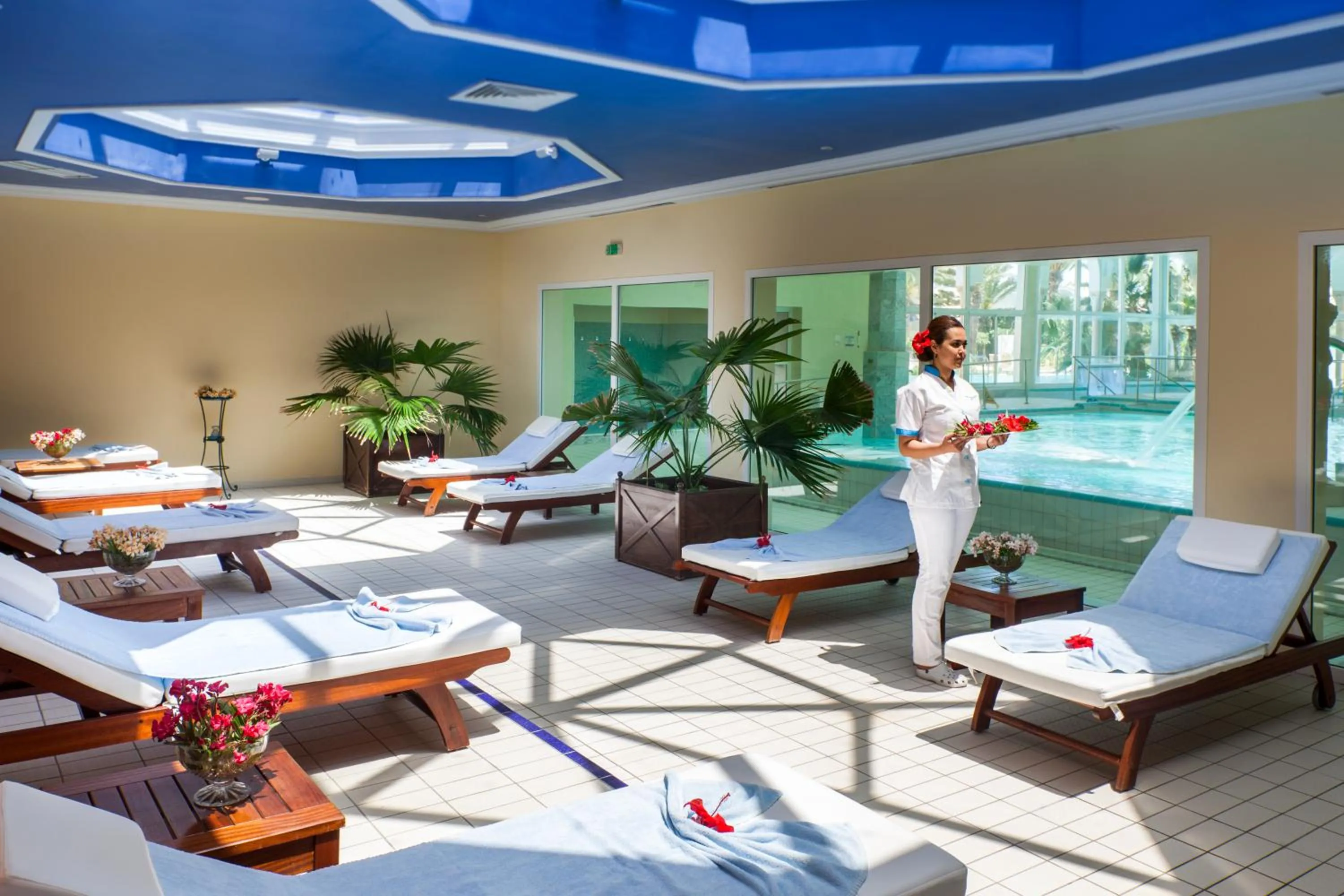 Hot Spring Bath in Hasdrubal Thalassa & Spa Yasmine Hammamet