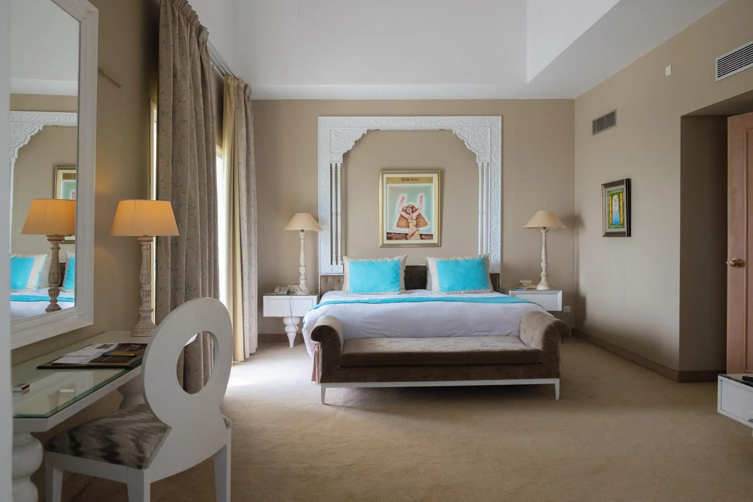 Bed in Hasdrubal Thalassa & Spa Yasmine Hammamet Bed in Hasdrubal Thalassa & Spa Yasmine Hammamet