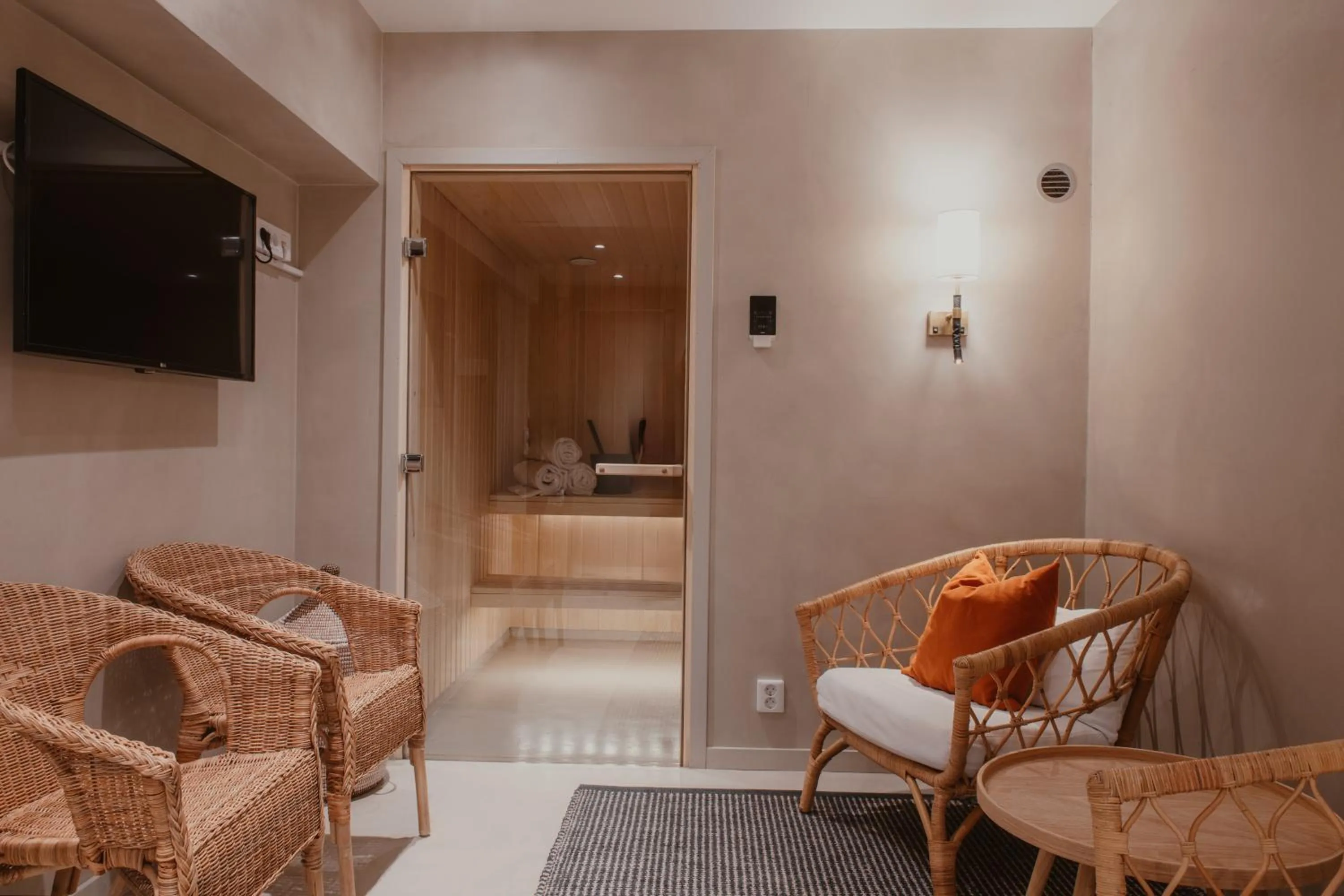 Sauna in Home Hotel Wellington