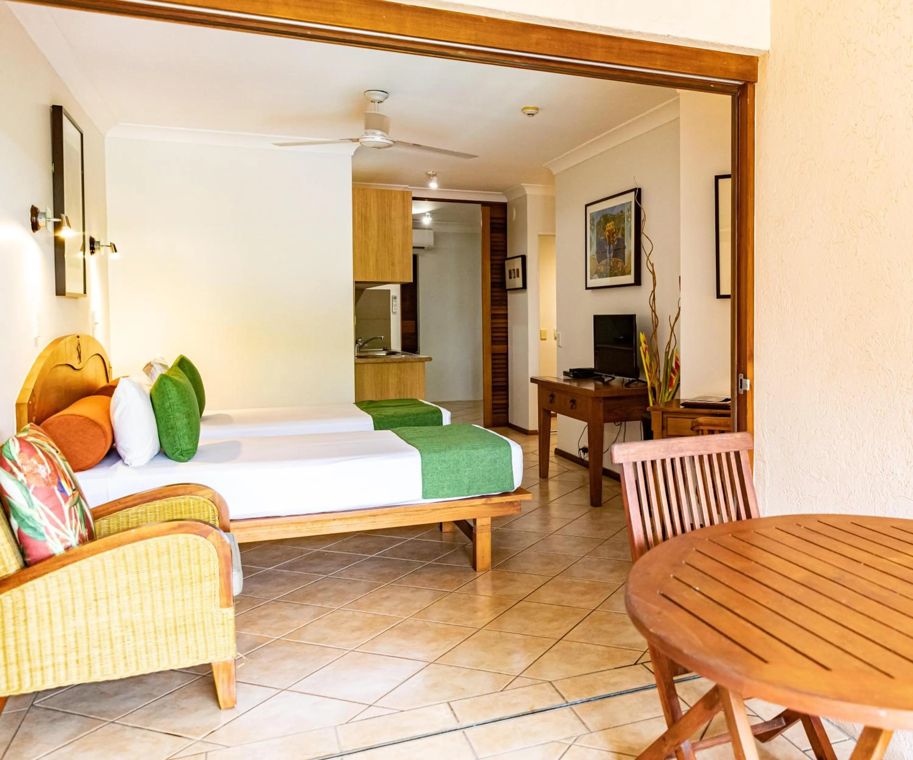 Bed in Hibiscus Resort & Spa - Official Onsite Reception & Check In