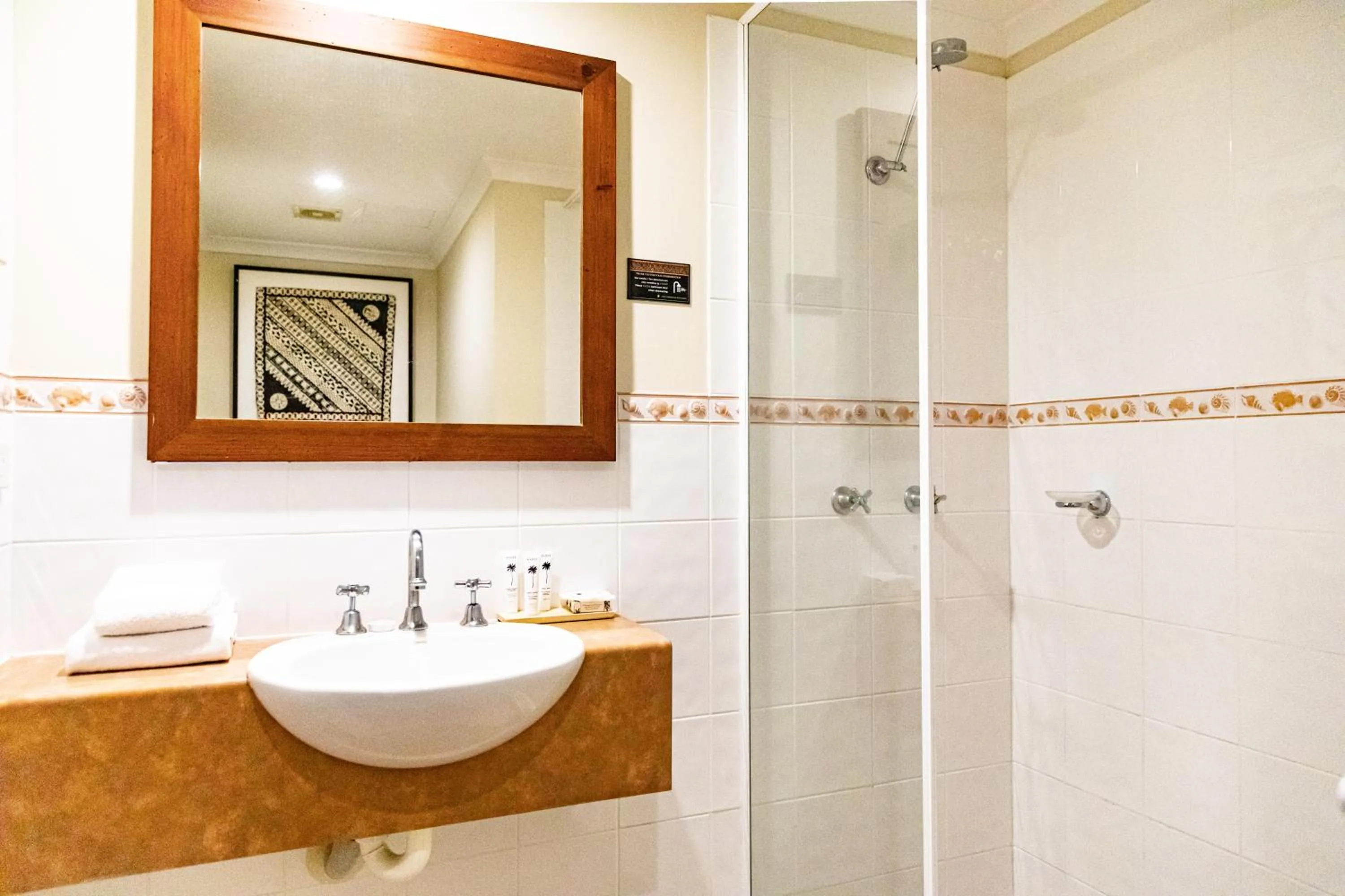 Shower in Hibiscus Resort & Spa - Official Onsite Reception & Check In