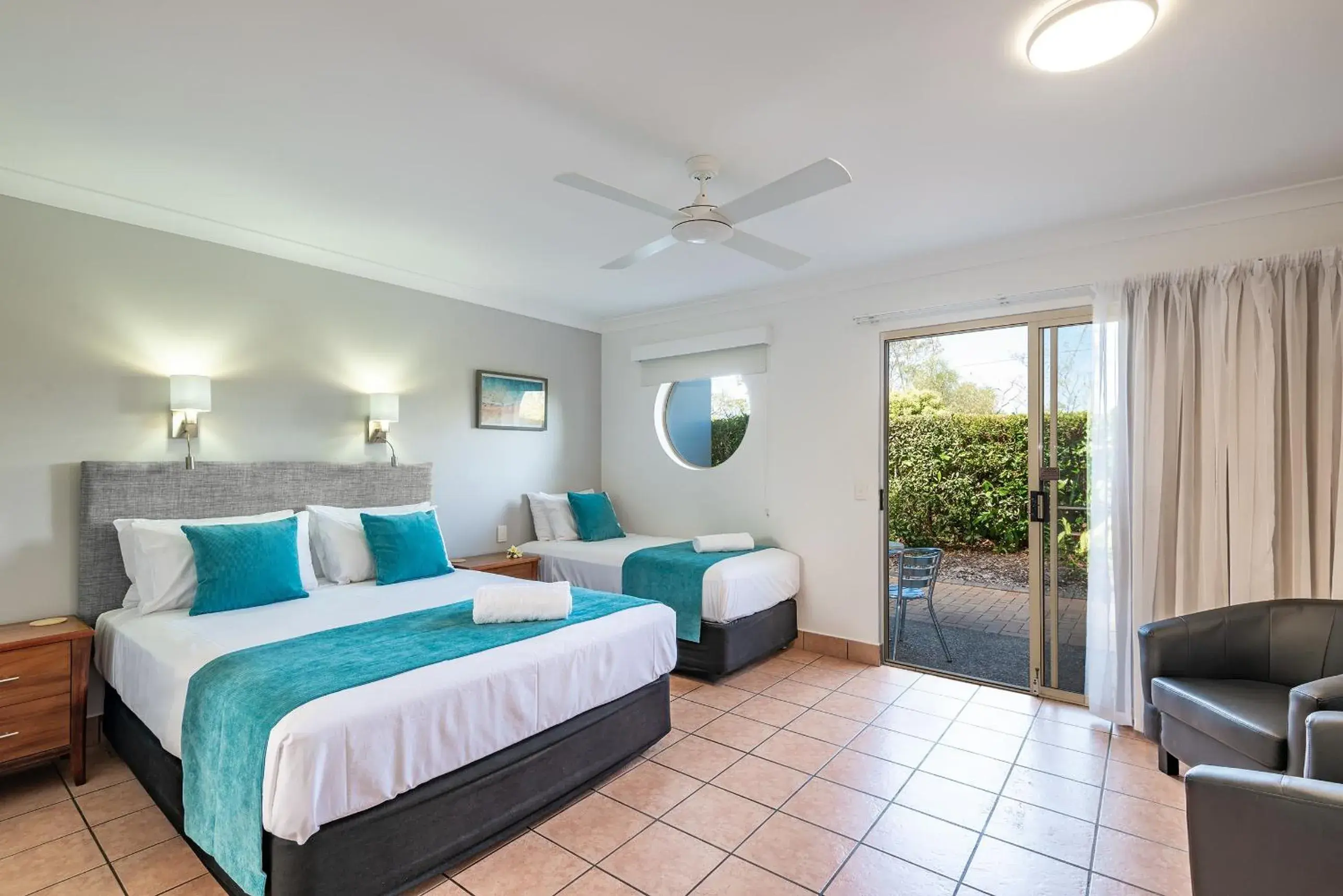 Bed in Anchor Motel Noosa Bed in Anchor Motel Noosa