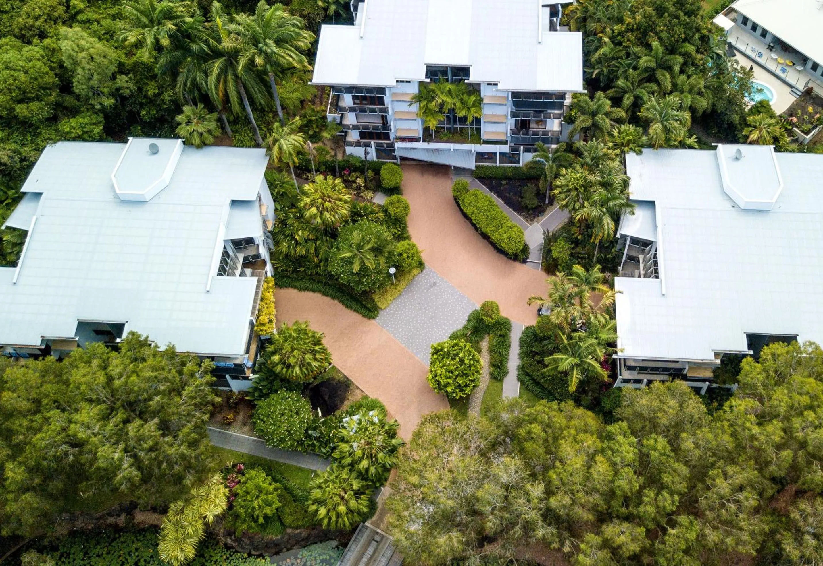 Bird's eye view in Sanctuary Palm Cove