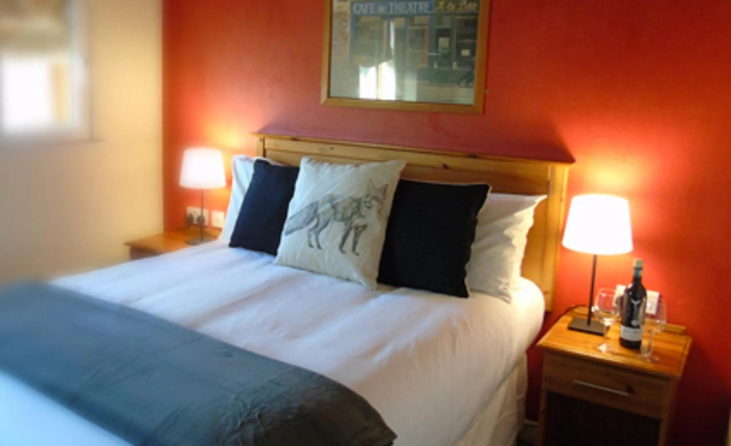 Bed in The Falcon At Hatton