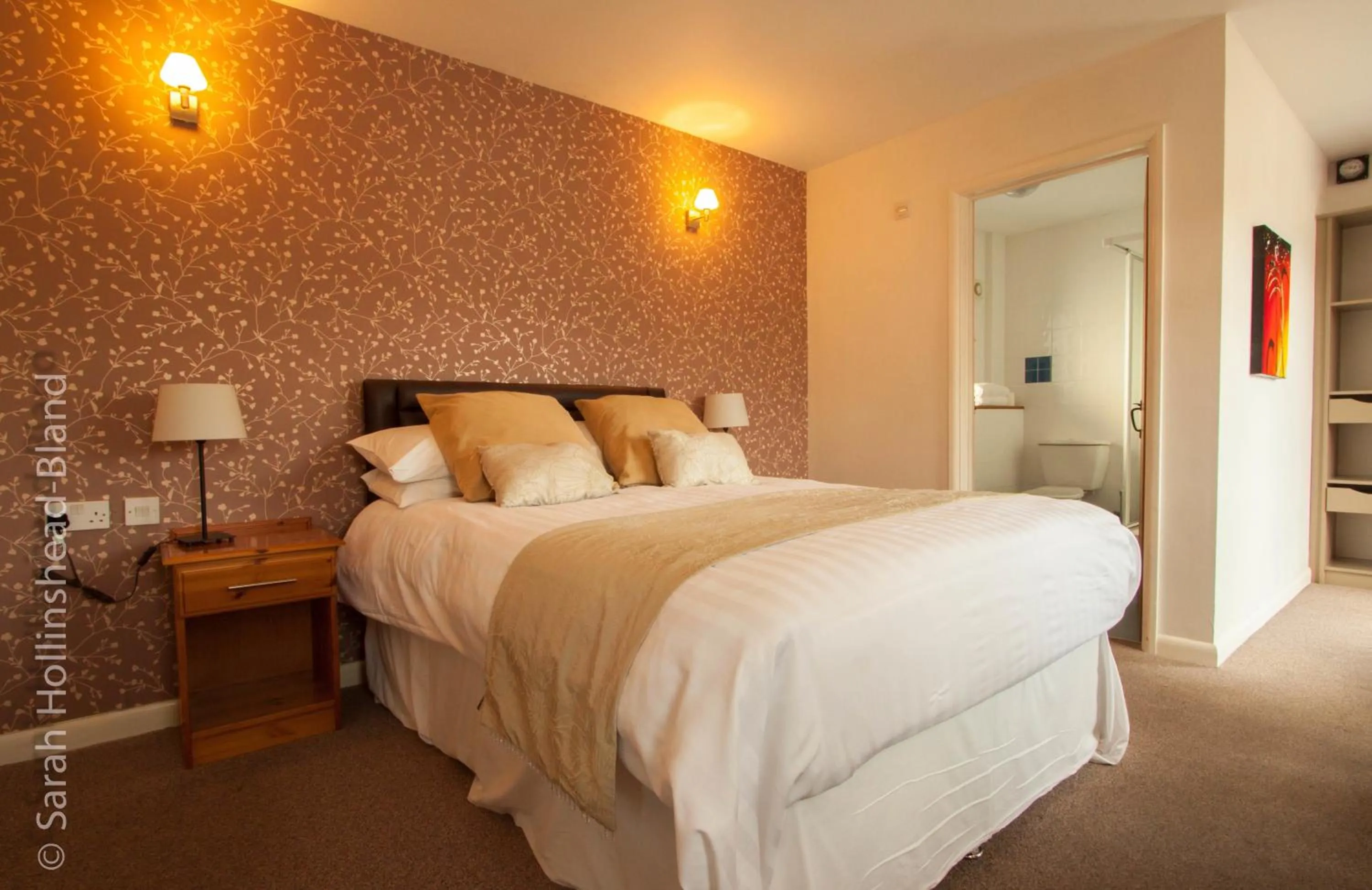 Bed in The Falcon At Hatton