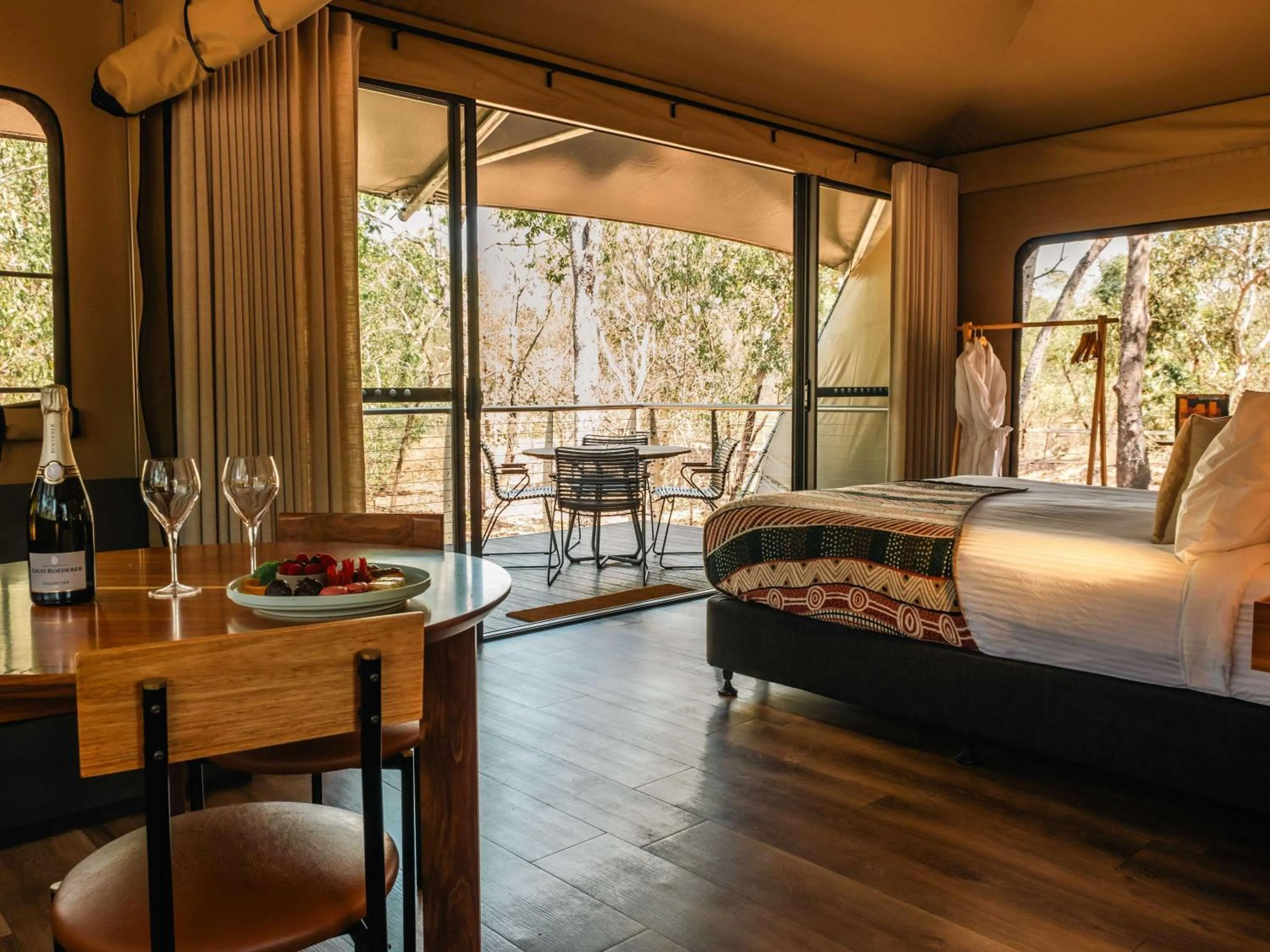 Bed in Cooinda Lodge Kakadu