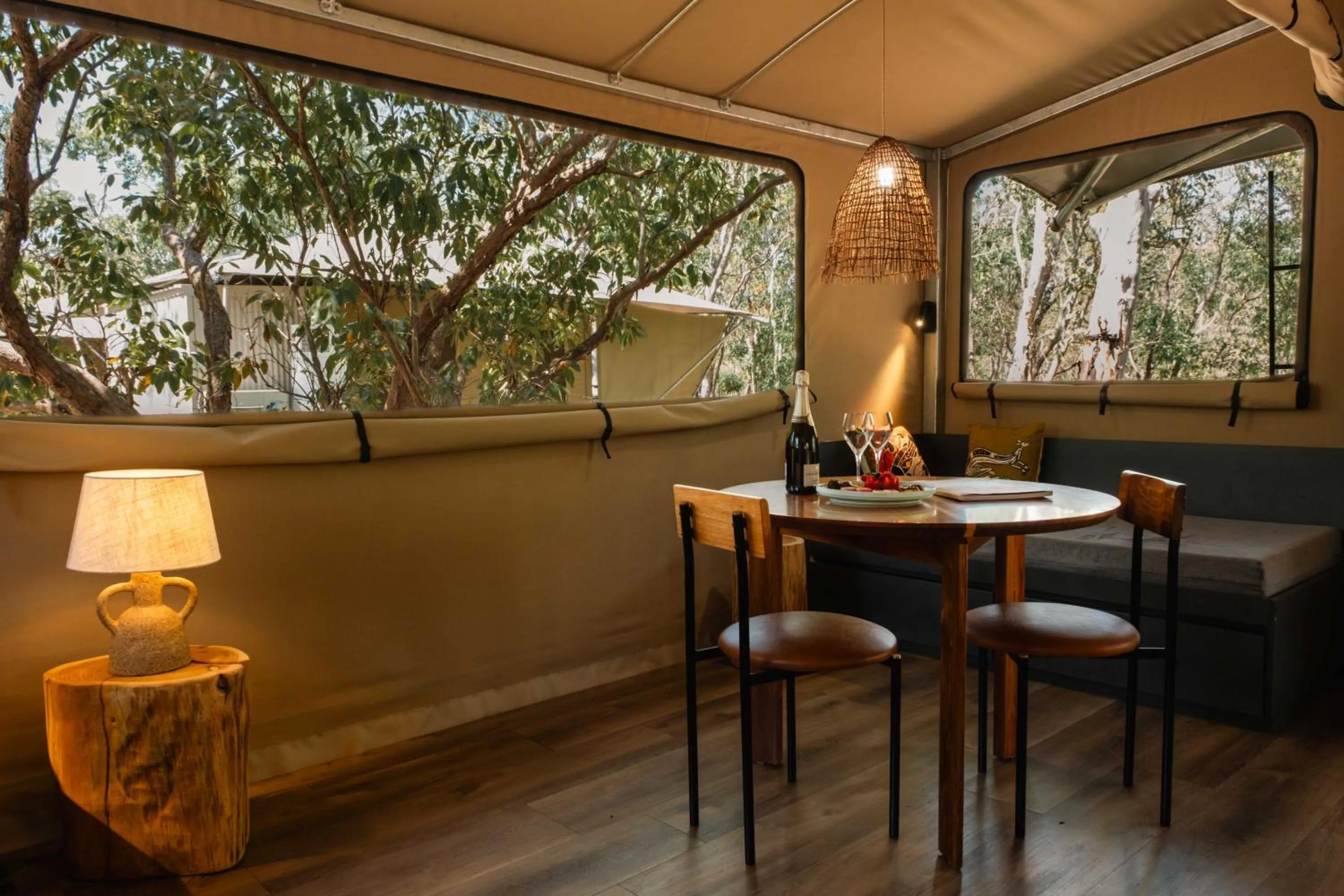 Decorative detail in Cooinda Lodge Kakadu