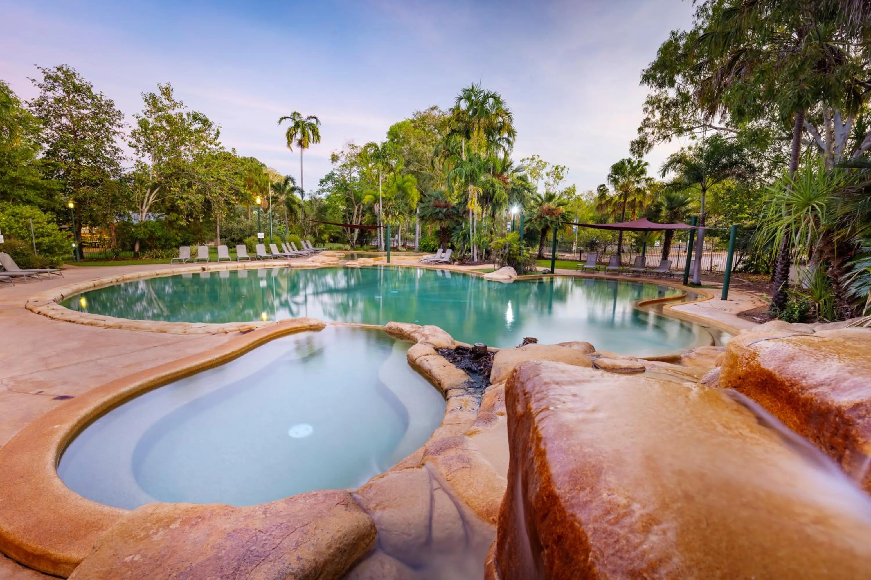 Swimming pool in Cooinda Lodge Kakadu