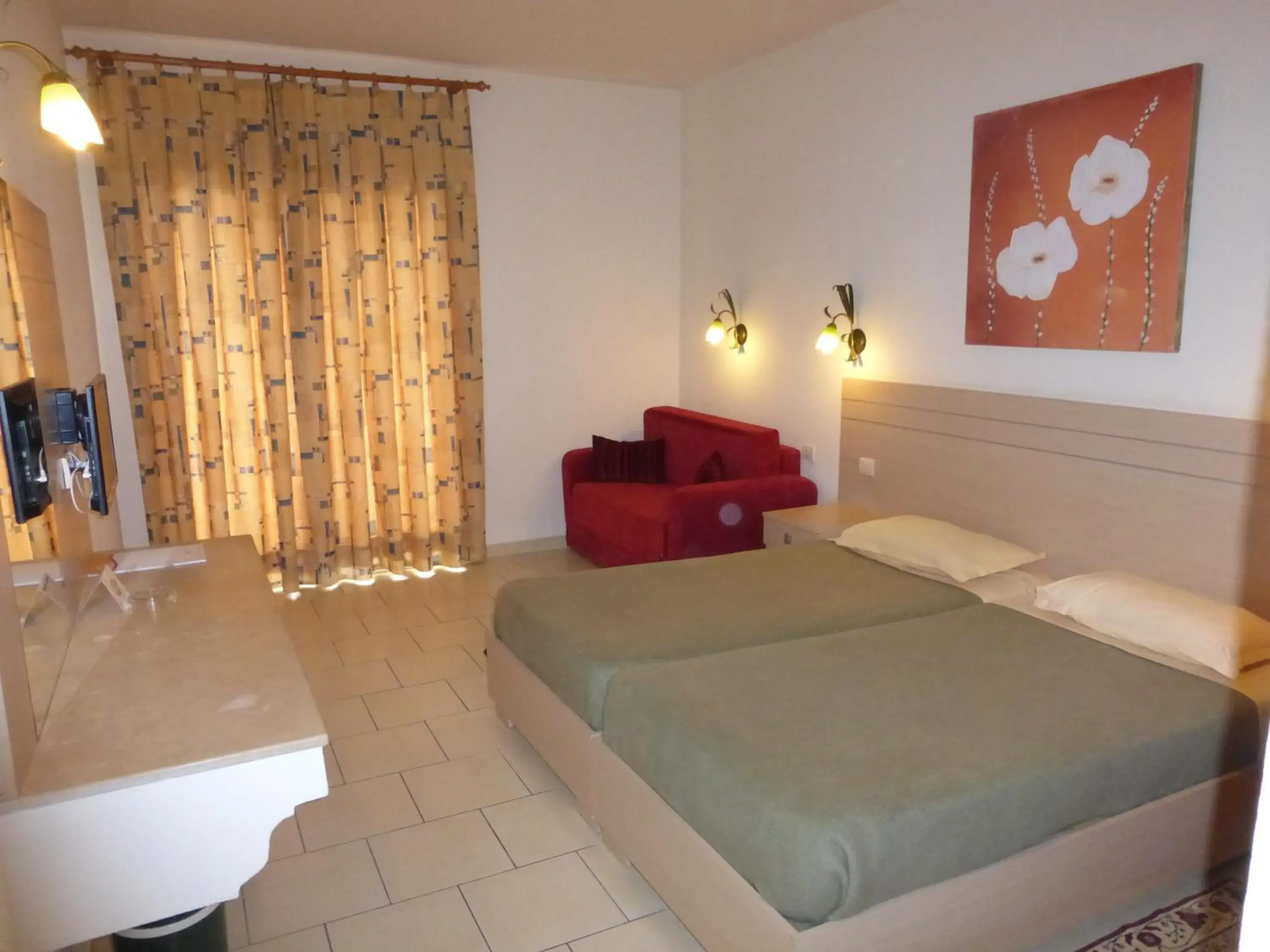 Triple Room with Garden View in Omar Khayam Resort & Aqua Park Triple Room with Garden View in Omar Khayam Resort & Aqua Park