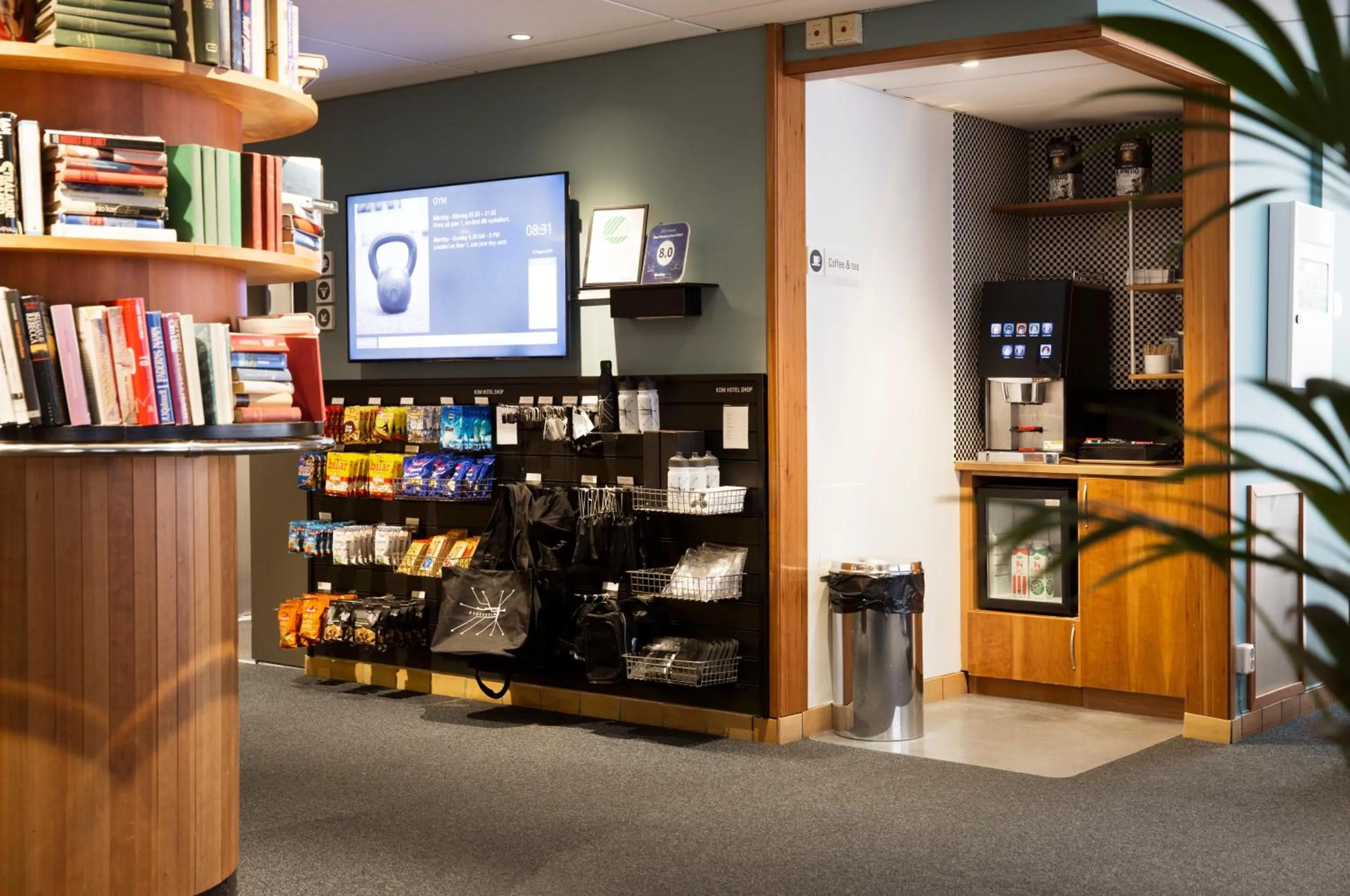 On-site shops in Best Western Kom Hotel Stockholm