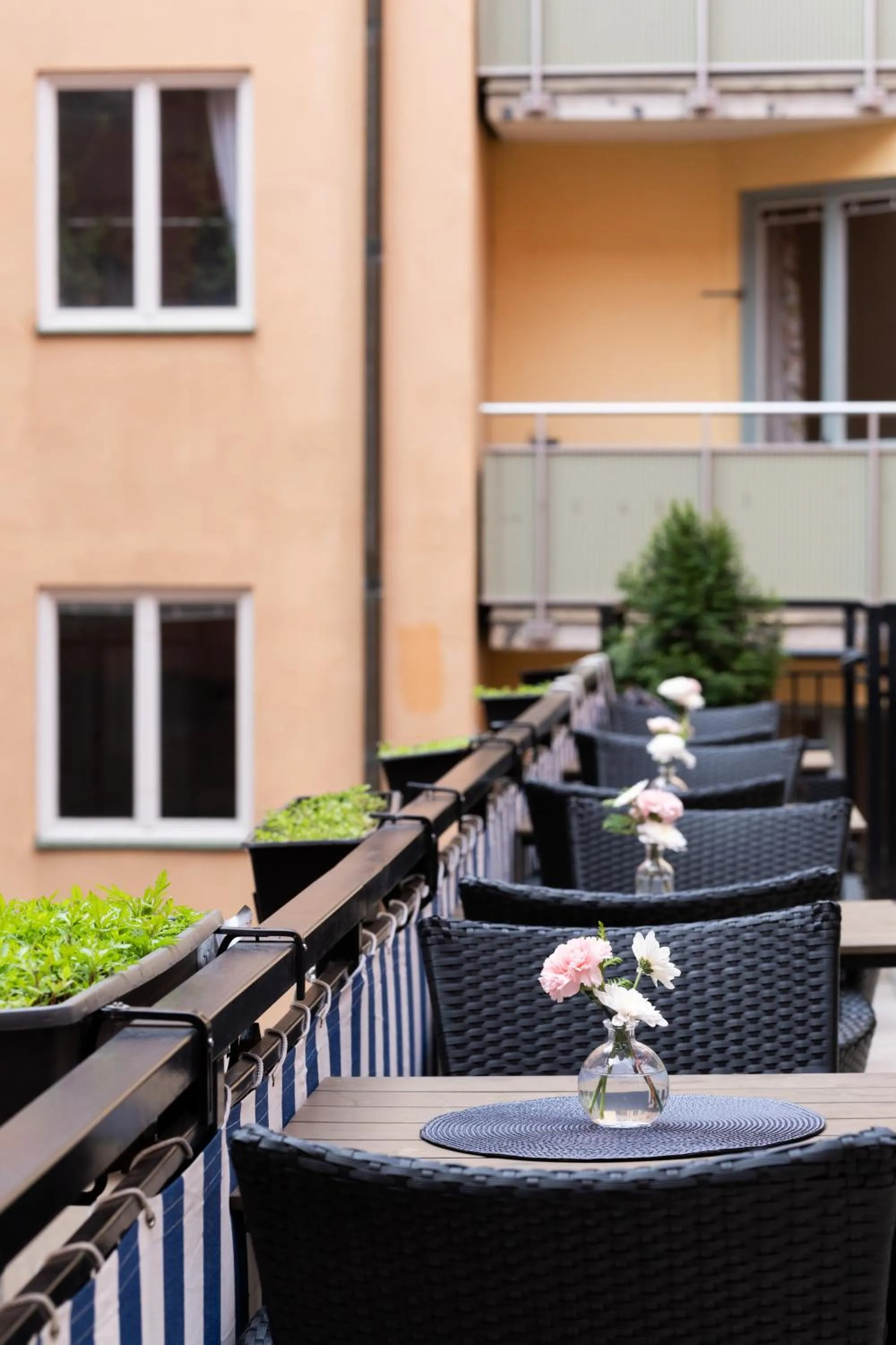 Patio in Best Western Kom Hotel Stockholm