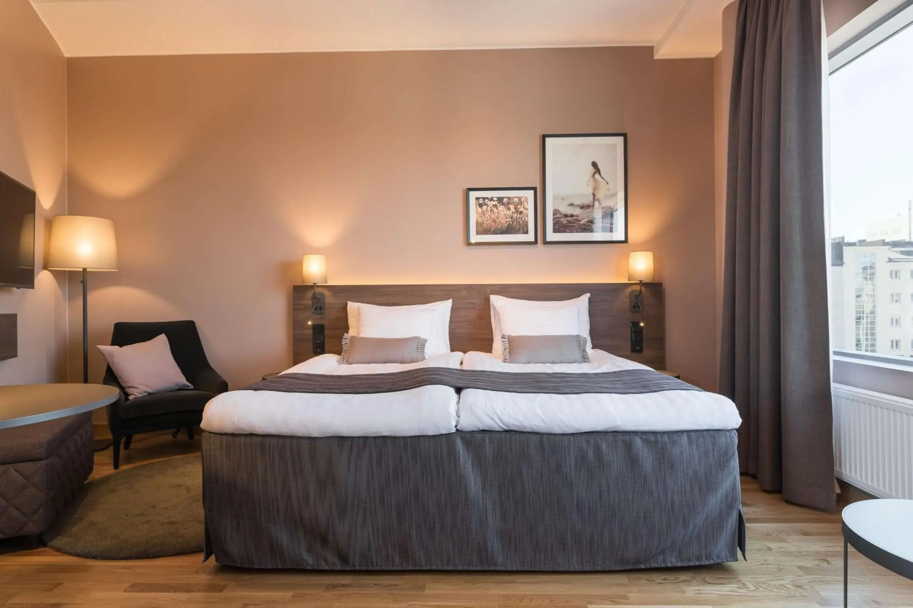 Bedroom, Bed in Scandic Vaasa Bedroom, Bed in Scandic Vaasa