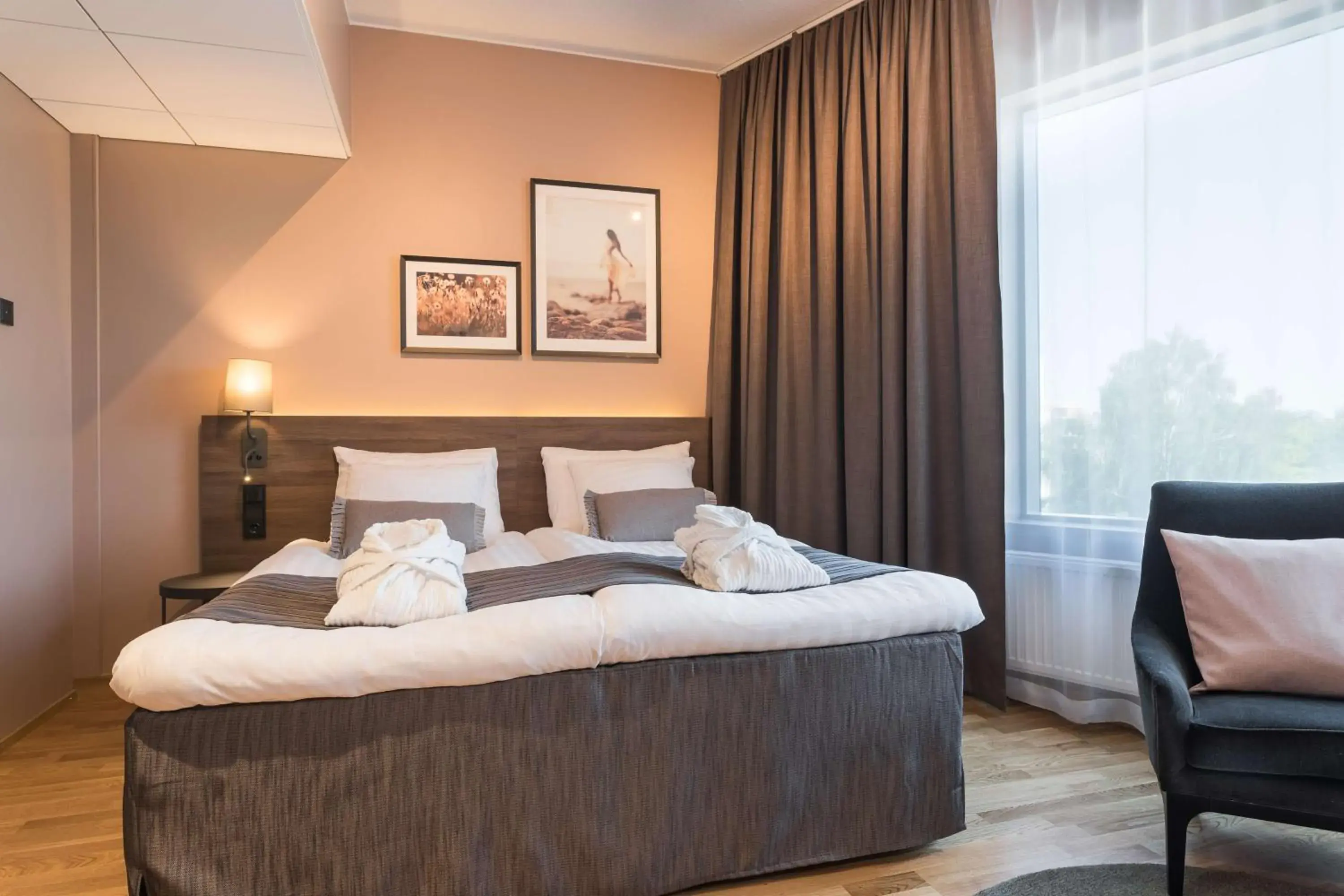 Bedroom, Bed in Scandic Vaasa Bedroom, Bed in Scandic Vaasa