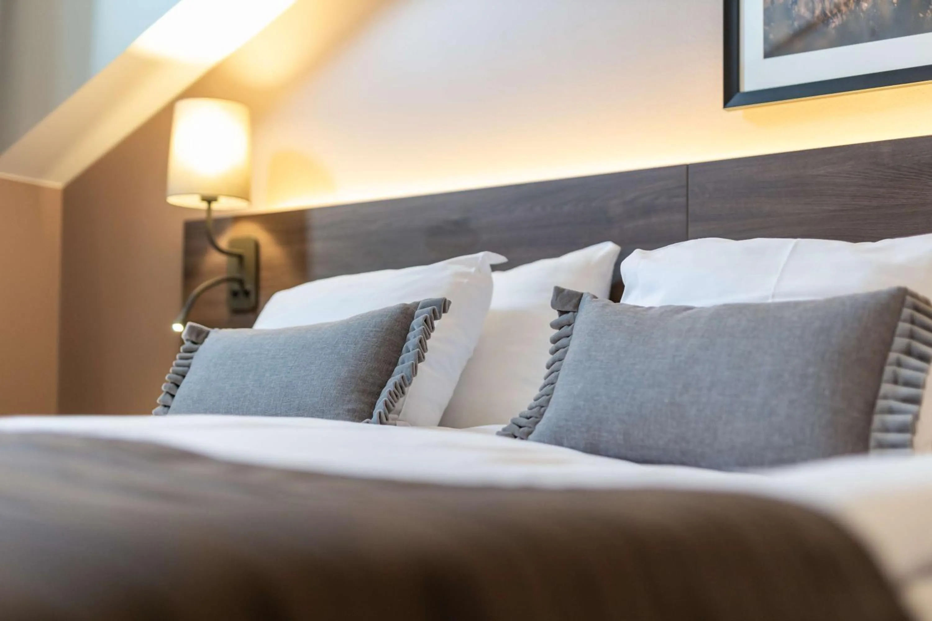 Bedroom, Bed in Scandic Vaasa