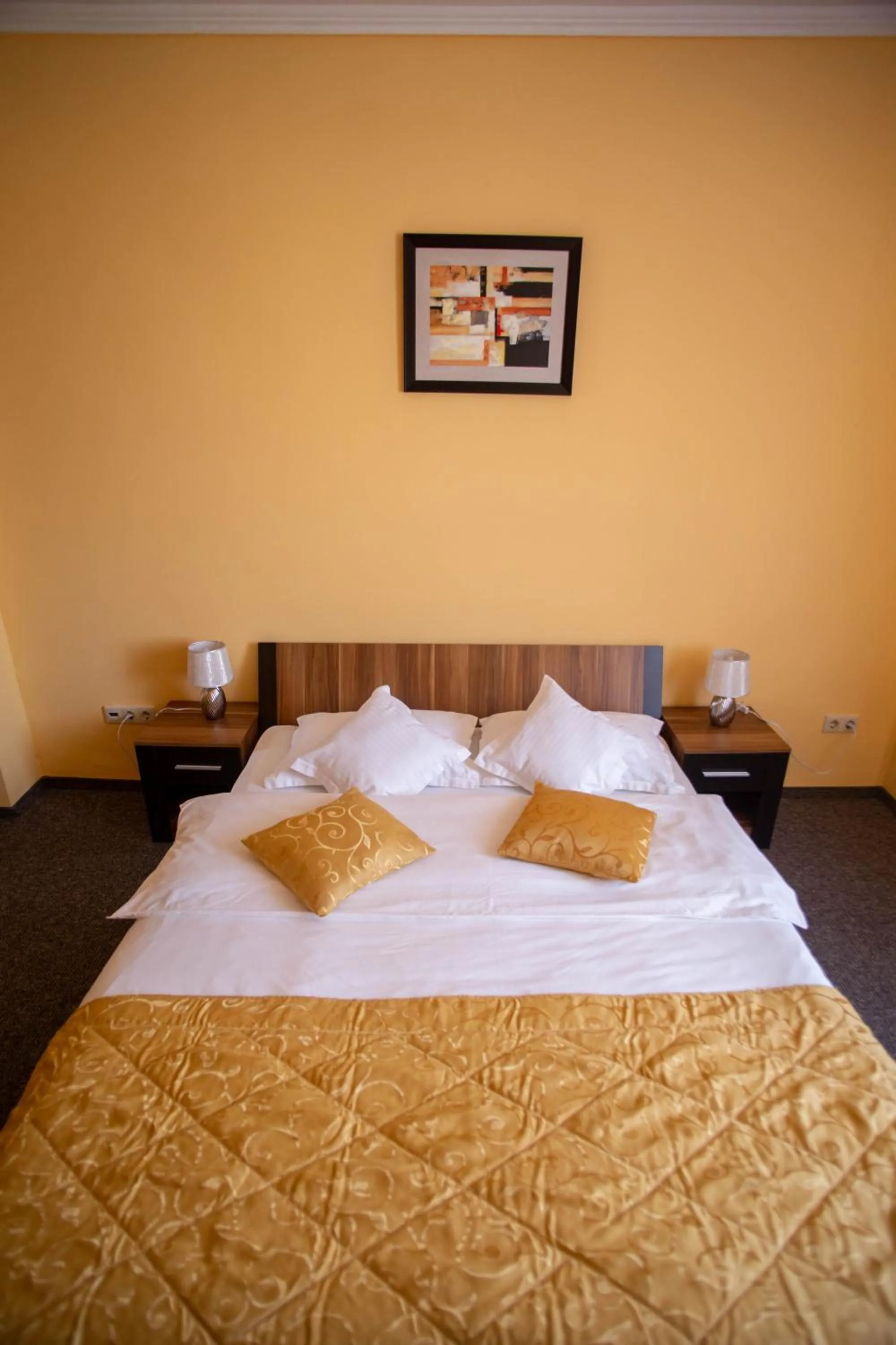 Bed in Hotel Alexandra