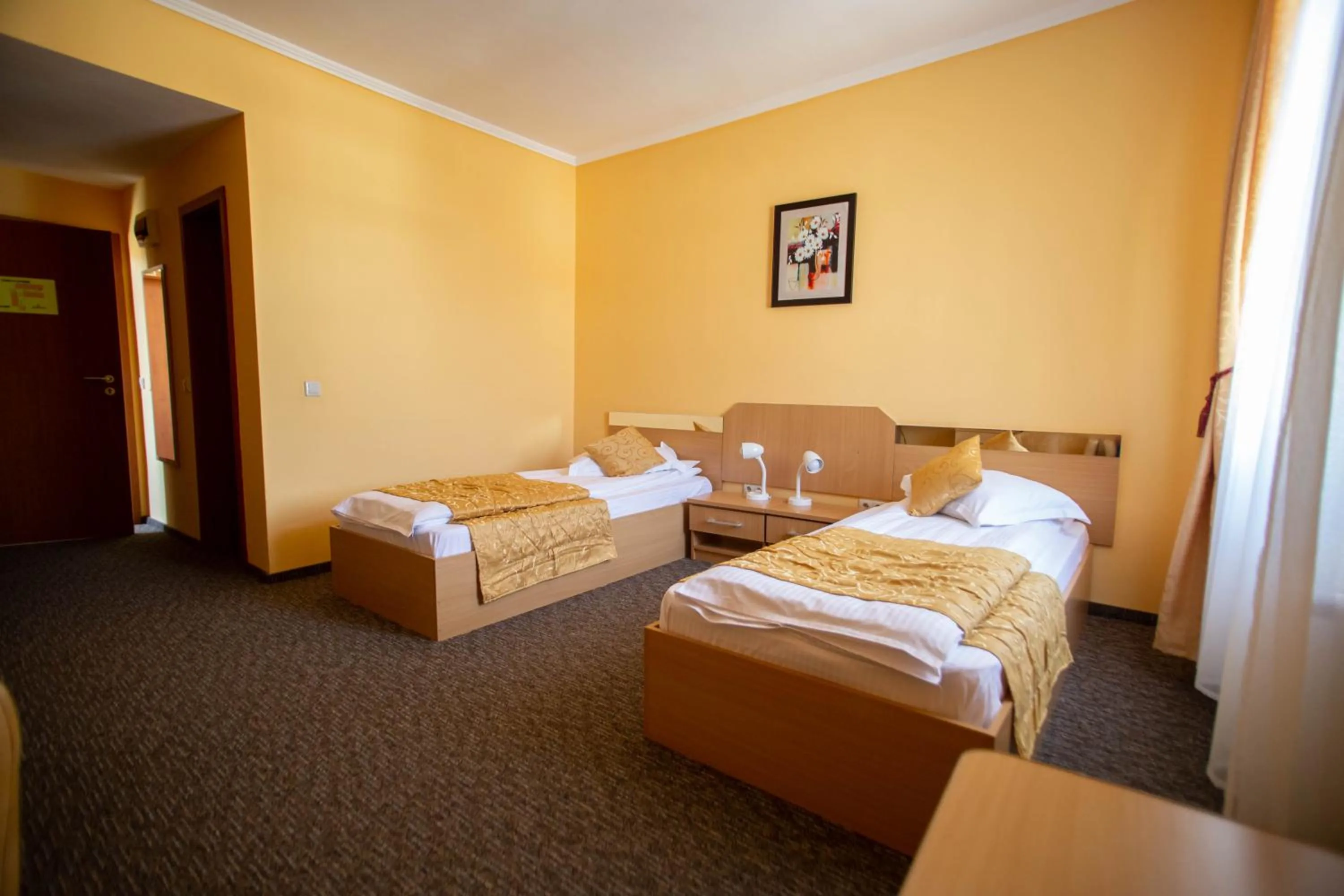 Bed in Hotel Alexandra