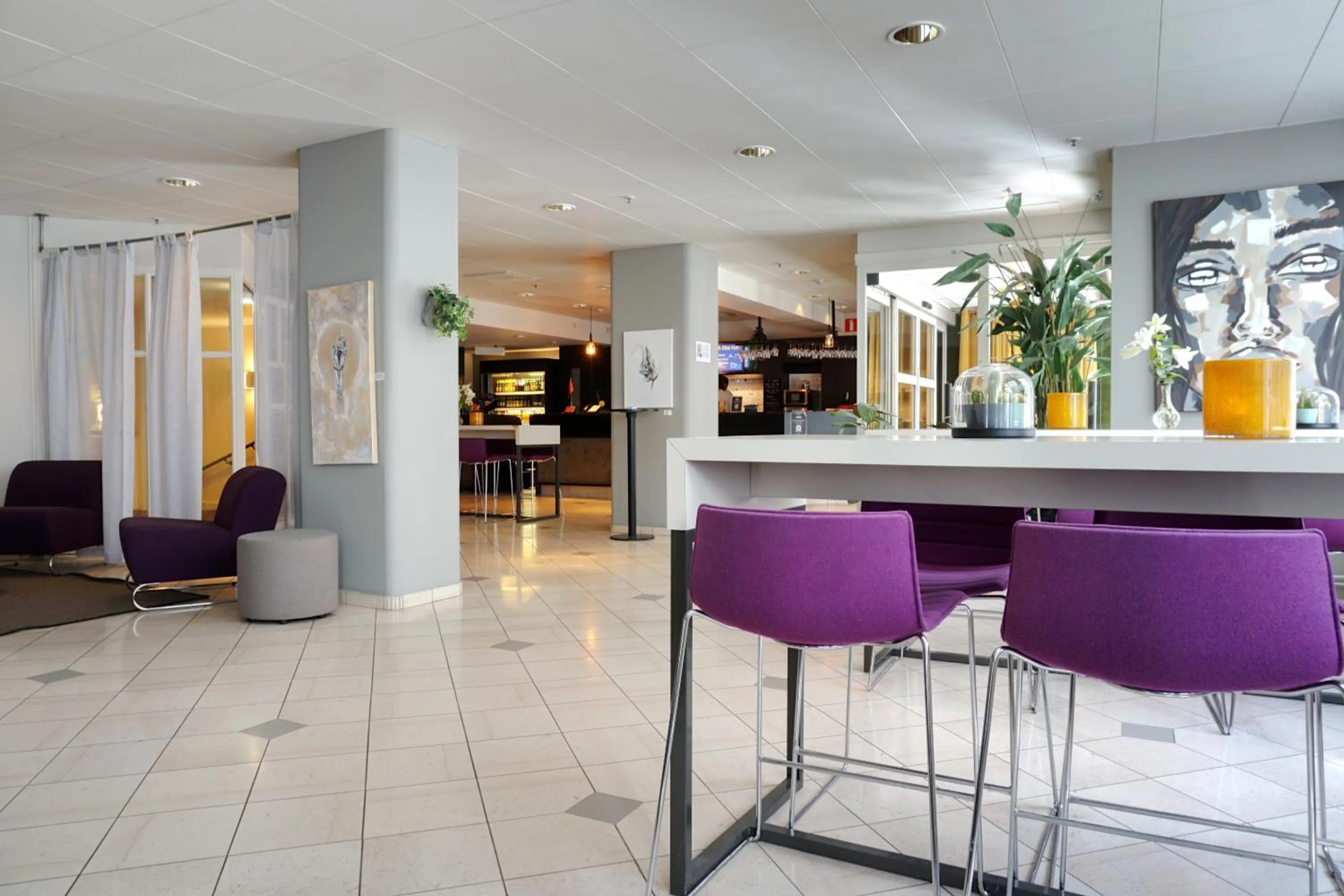 Seating area in Comfort Hotel Helsingborg