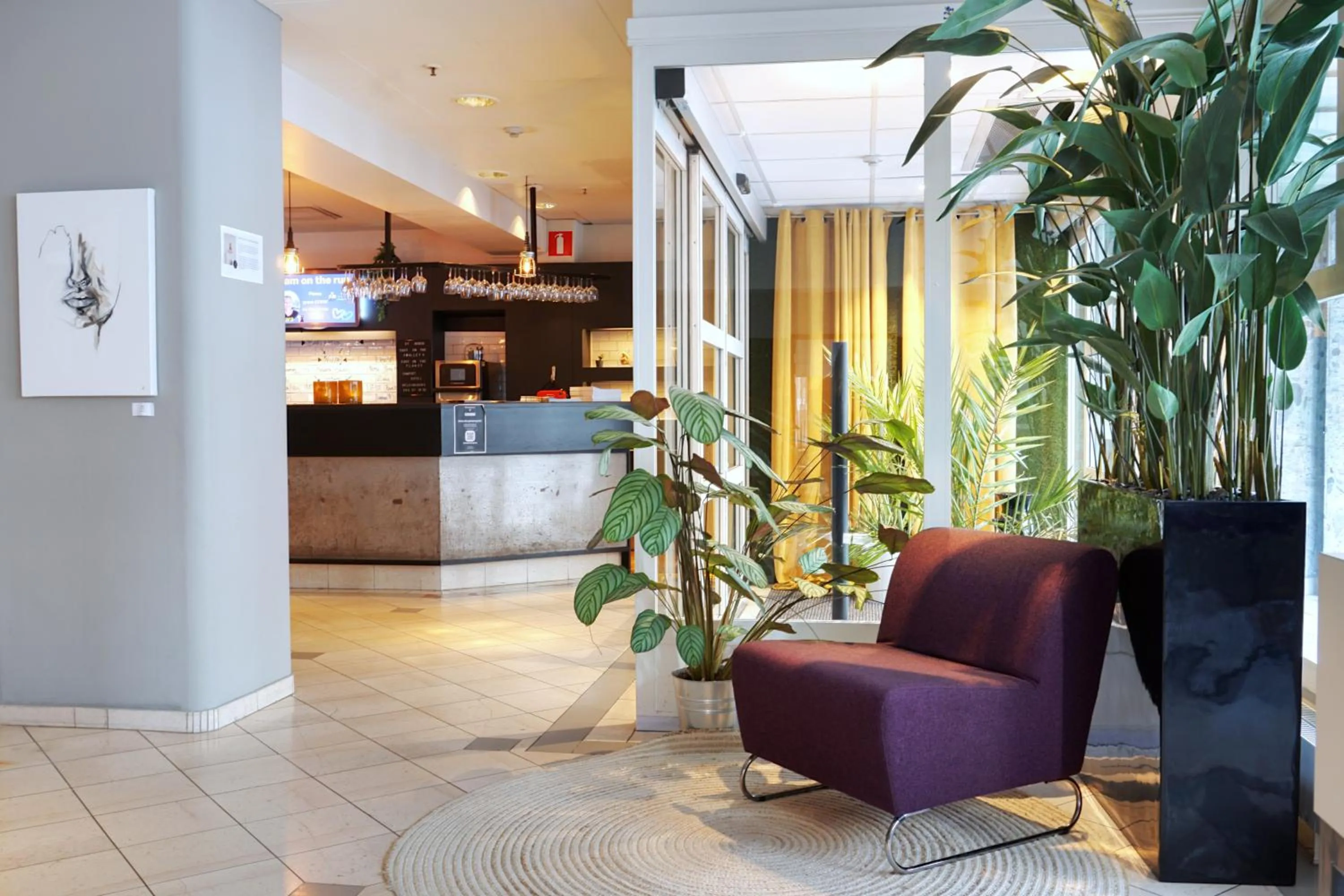 Lobby or reception in Comfort Hotel Helsingborg