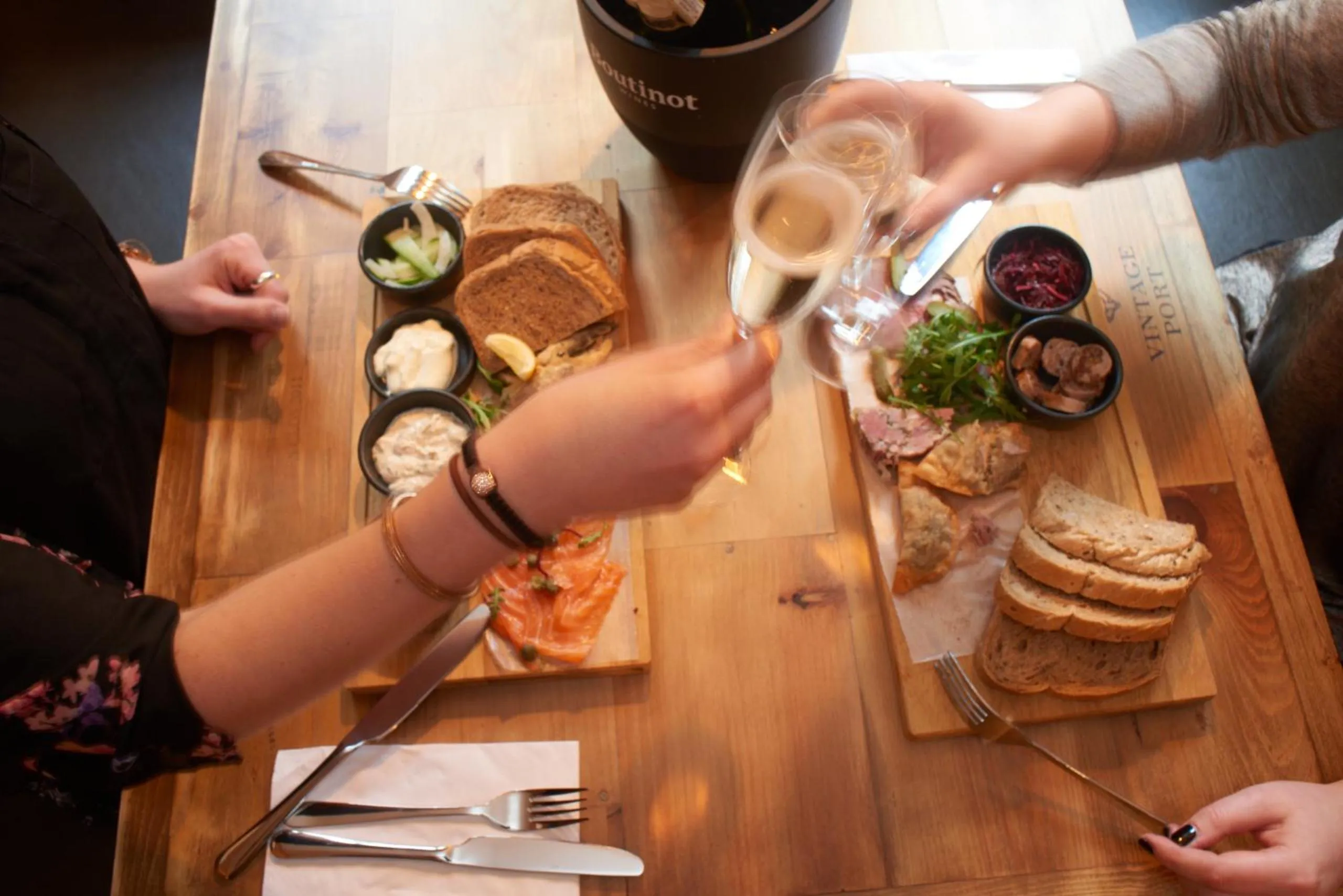Food close-up in The Fleece