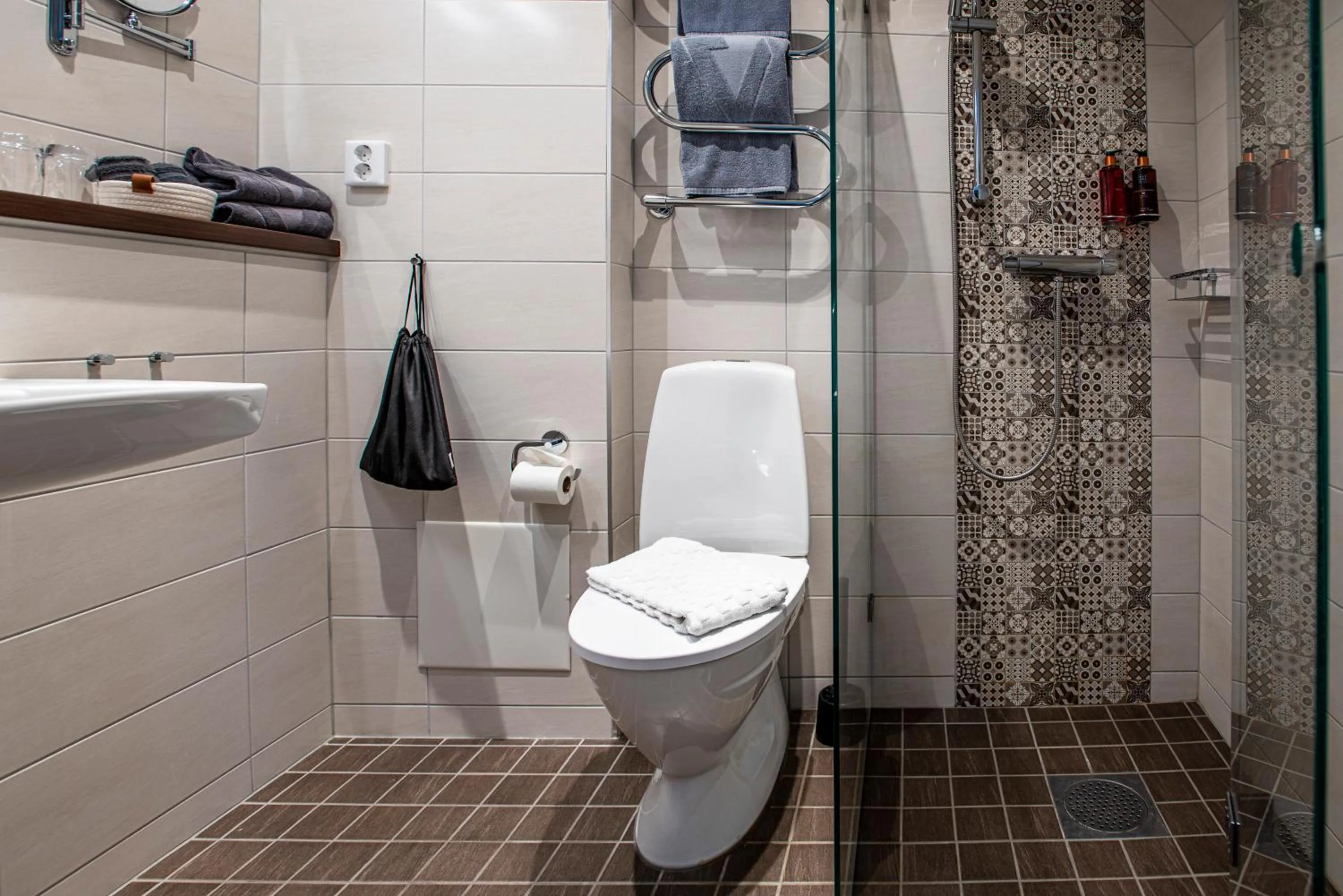 Bathroom in V Hotel Helsingborg; BW Premier Collection